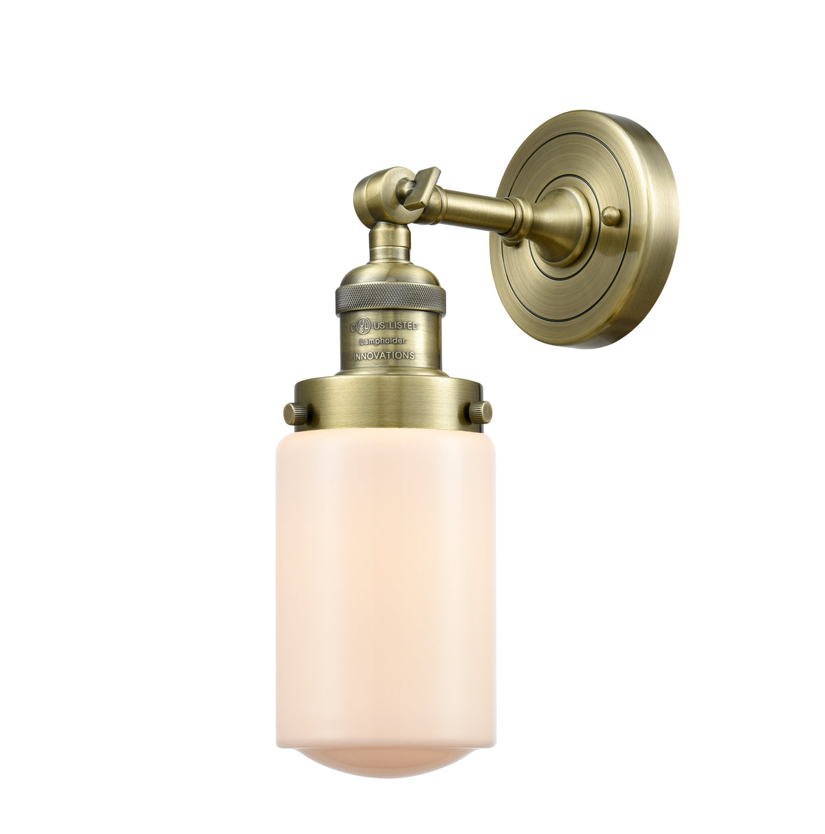 Dover 5-Inch 1-Light Sconce with LED Bulb 12.75-Inch High Reversible