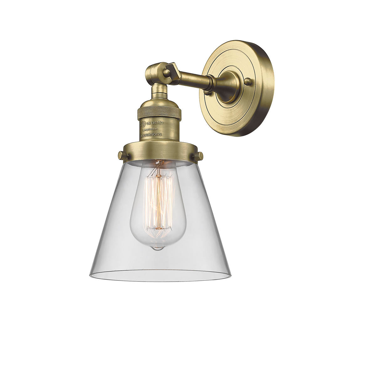 Franklin Restoration Sconce Cast Brass