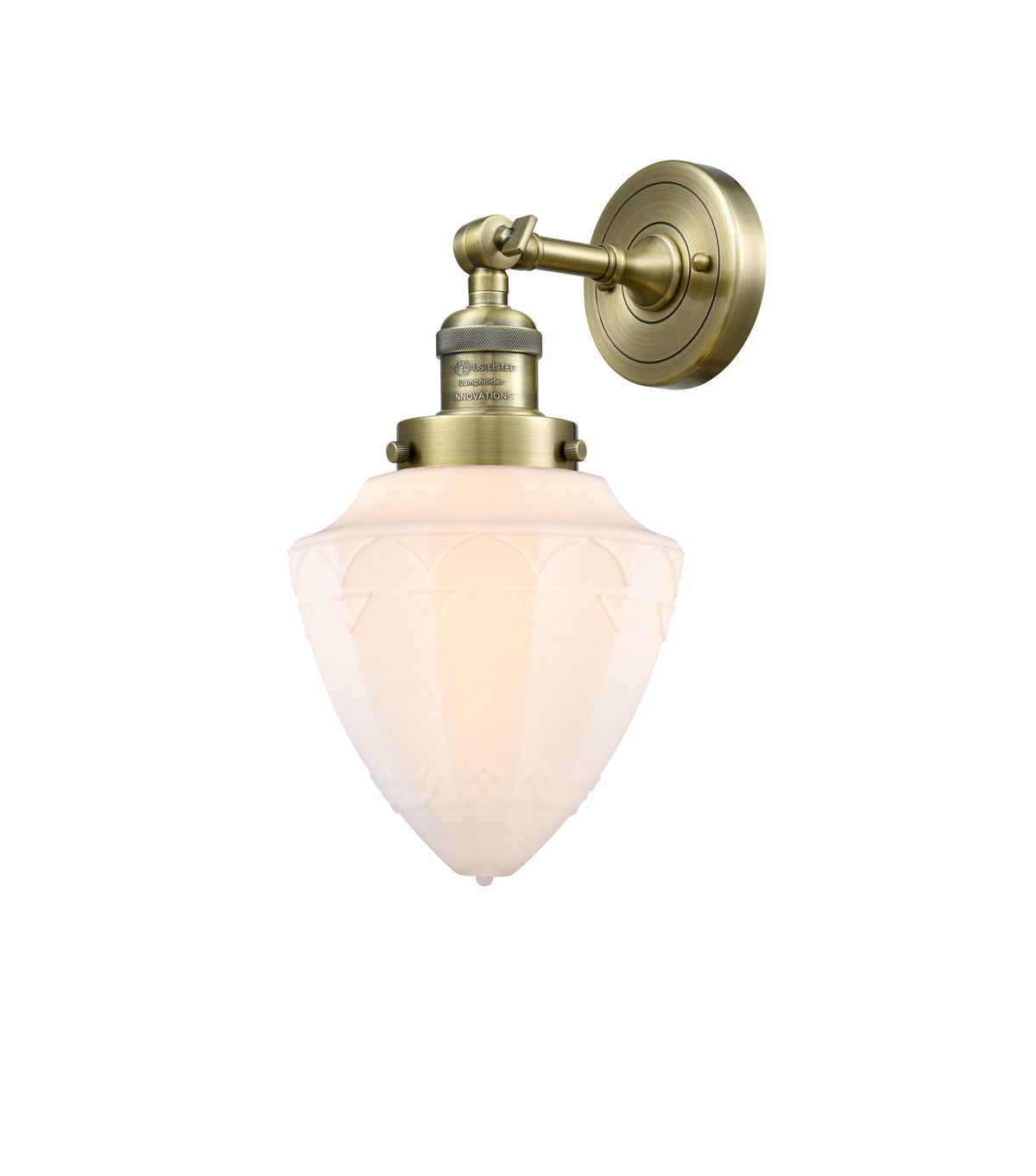 Bullet 7-Inch 1-Light Sconce with LED Bulb 15-Inch High Reversible