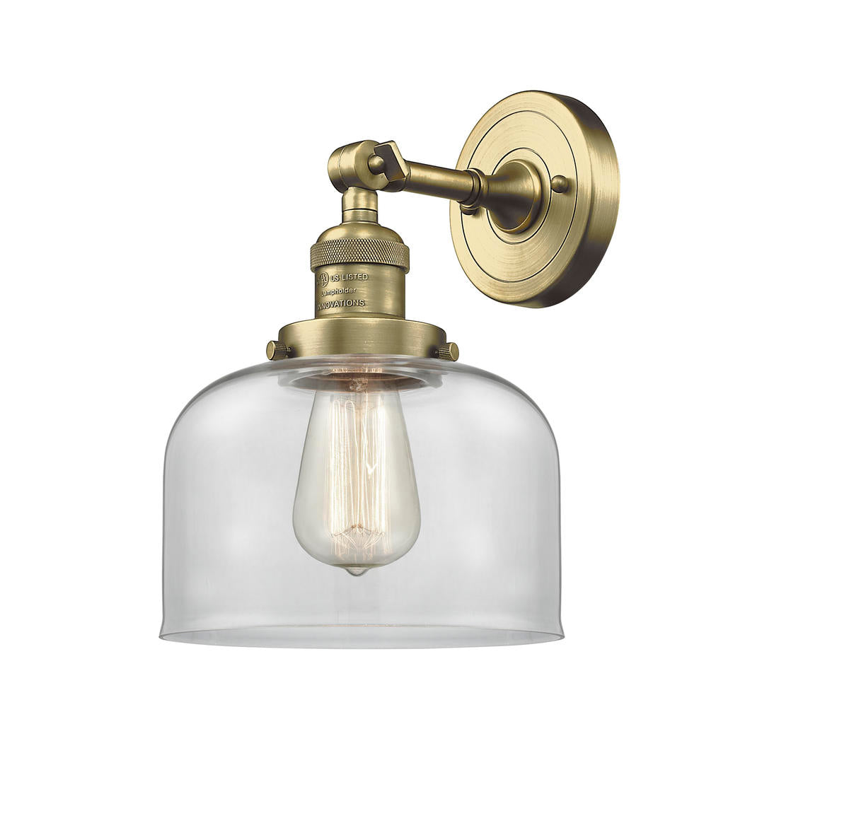 Franklin Restoration Sconce Cast Brass