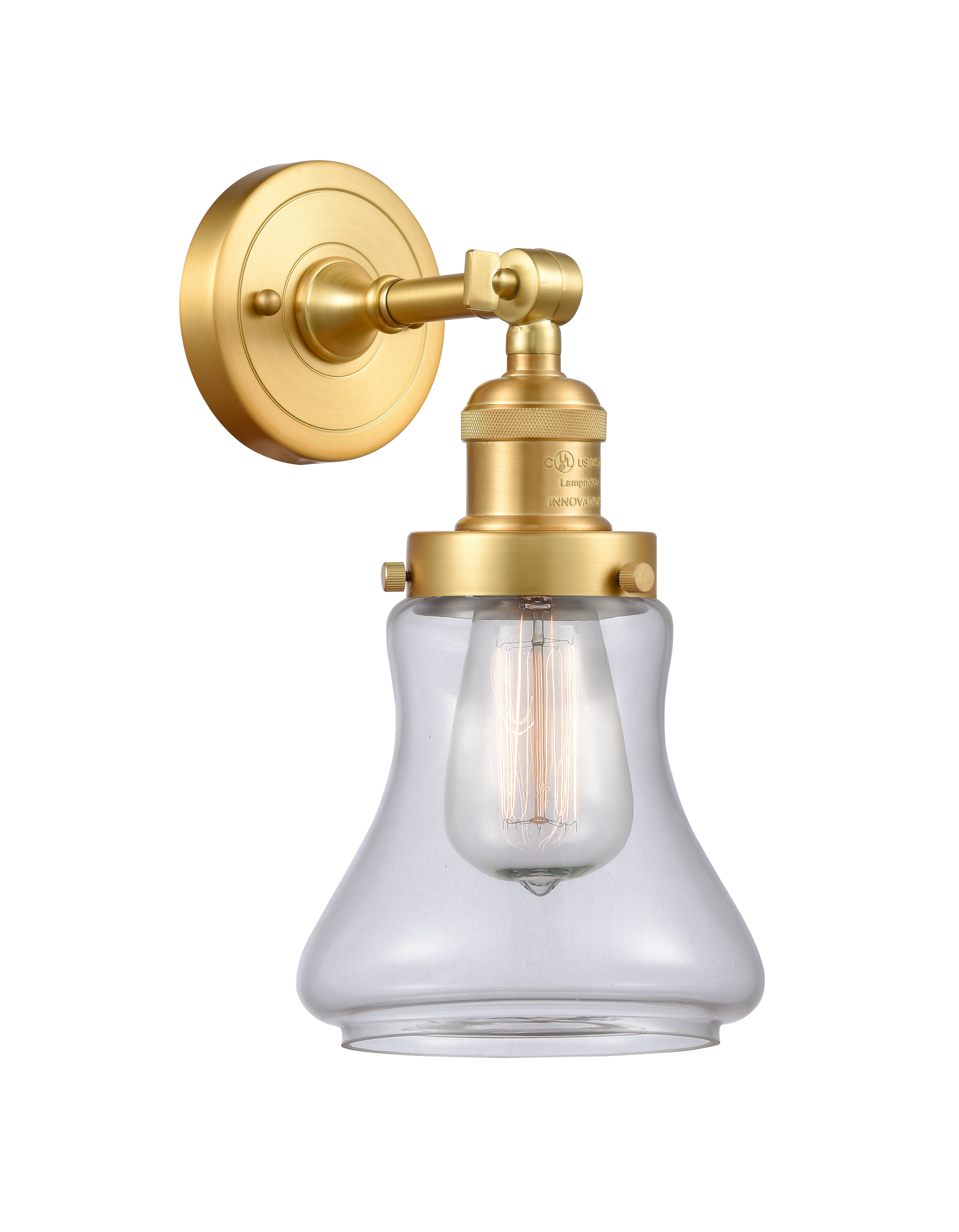 Franklin Restoration Sconce Cast Brass Finish