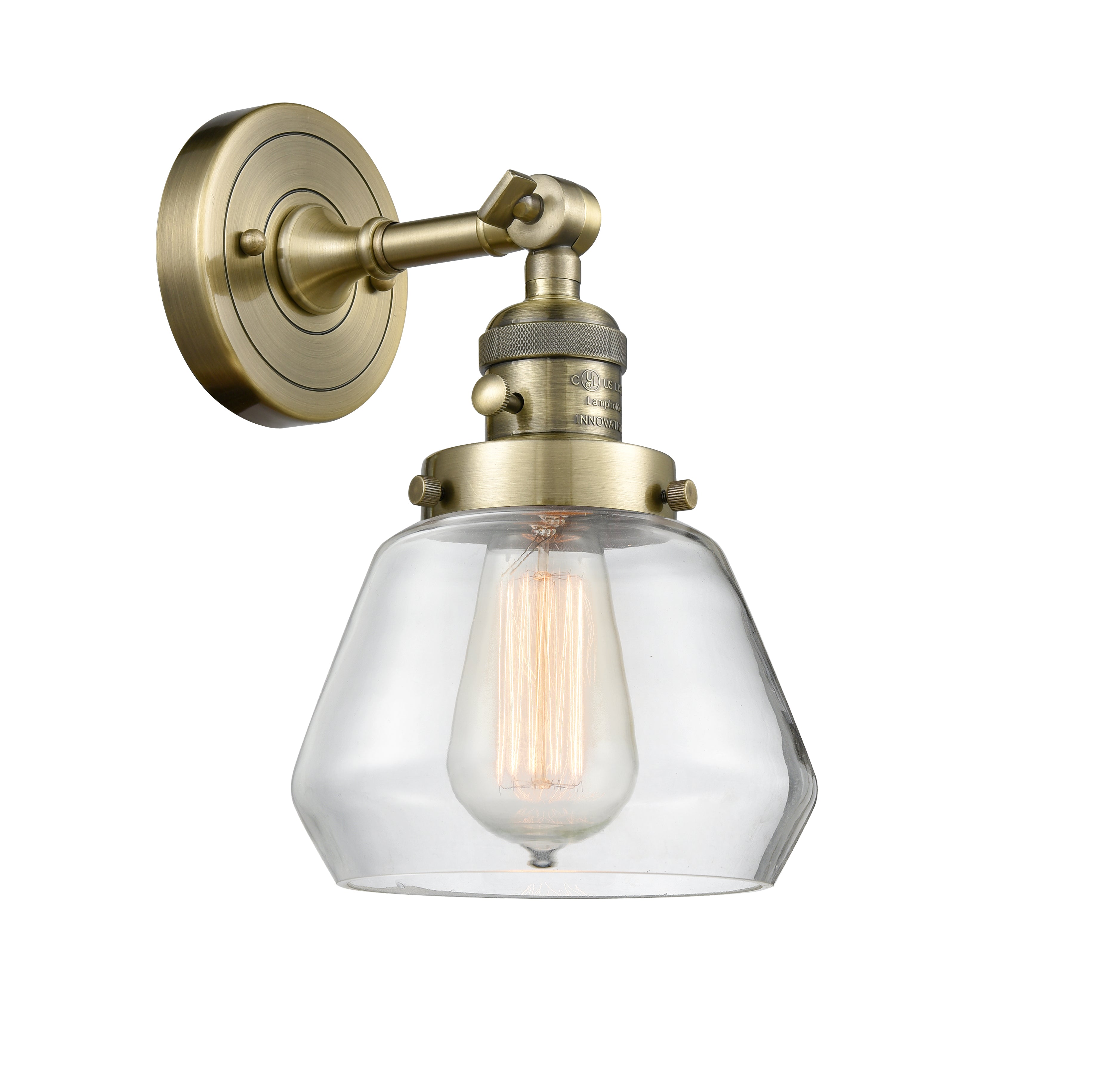 Franklin Restoration Sconce Cast Brass 11 Inch
