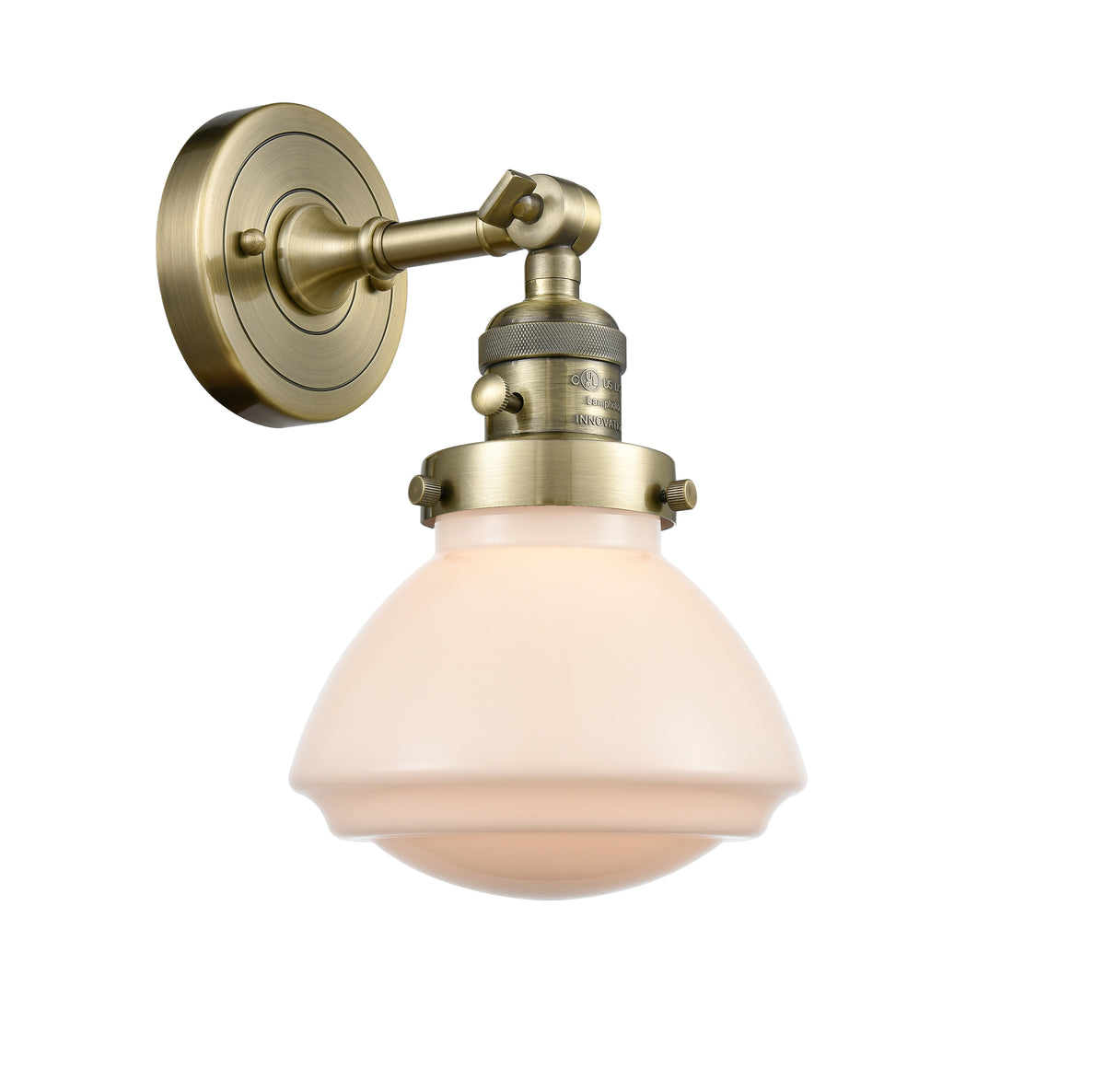 Olean 7-Inch 1-Light Sconce with LED Bulb 7.75-Inch High