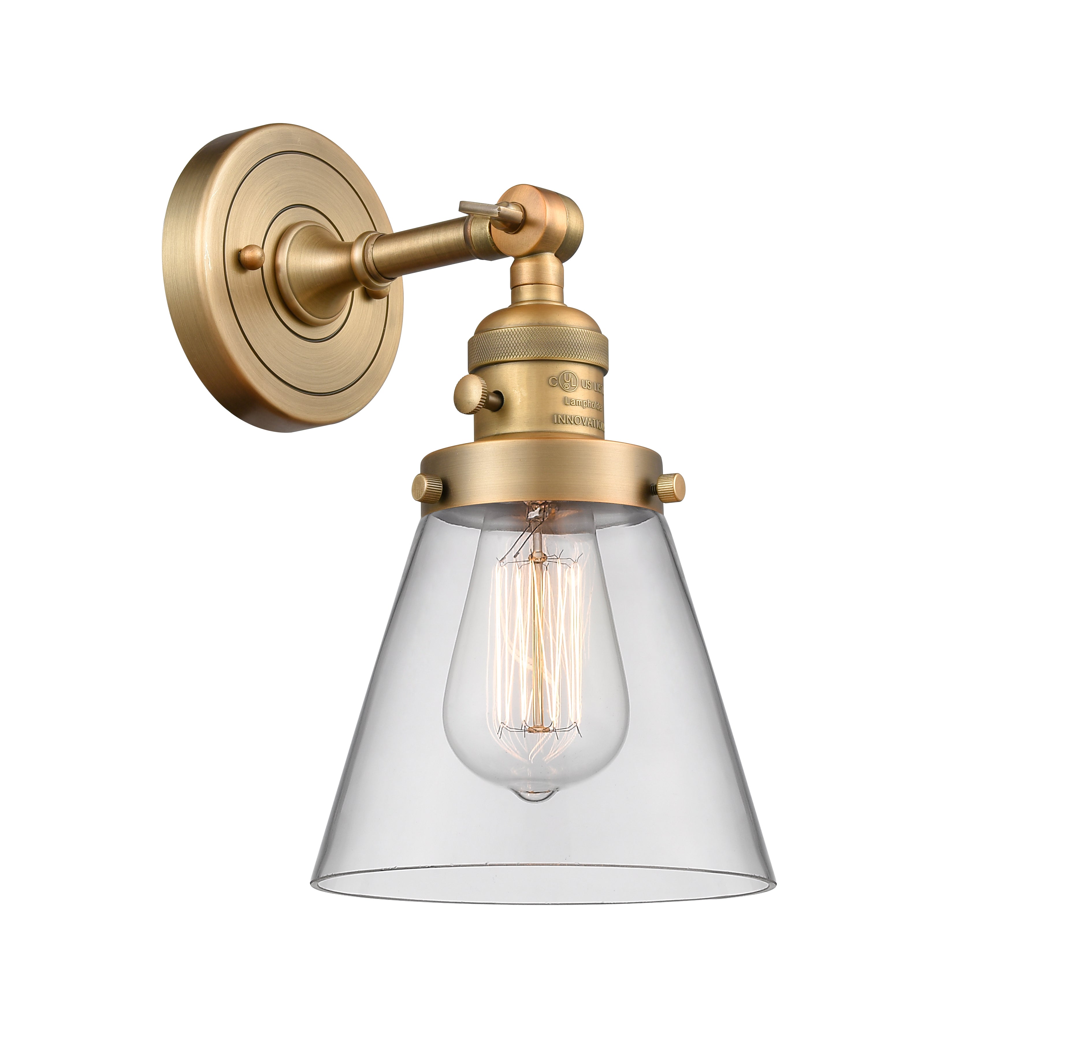 Franklin Restoration Sconce Cast Brass Steel