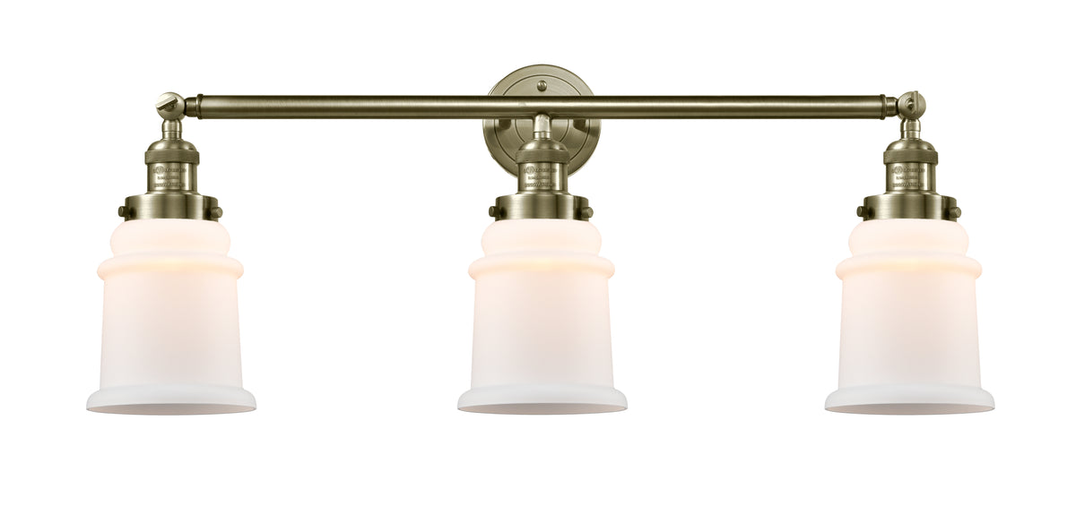 Canton 30-Inch 3-Light Bath Vanity Light 10-Inch High