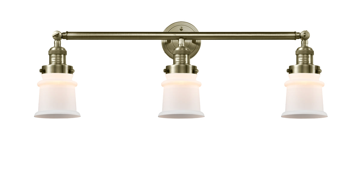 Canton 30-Inch 3-Light Bath Vanity Light 11-Inch High