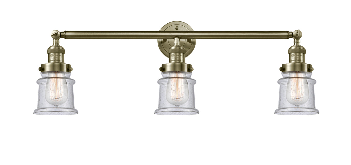 Canton 30-Inch 3-Light Bath Vanity Light 11-Inch High