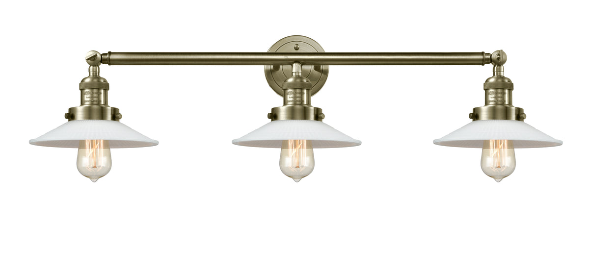Halophane 33-Inch 3-Light Bath Vanity Light with LED Bulbs
