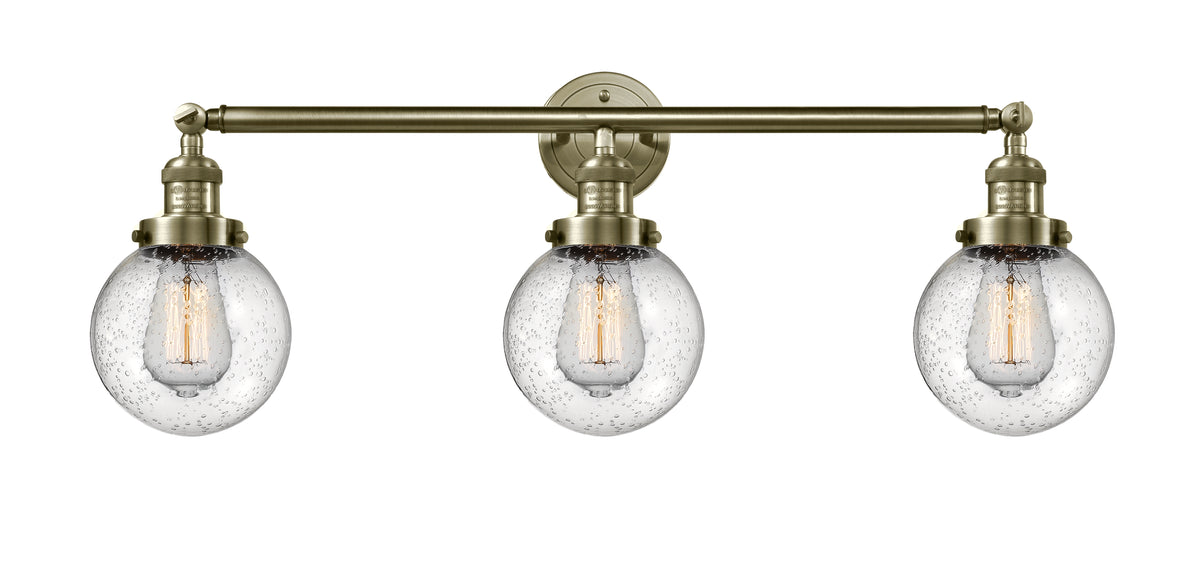 Beacon 30-Inch 3-Light Bath Vanity Light with LED Bulbs