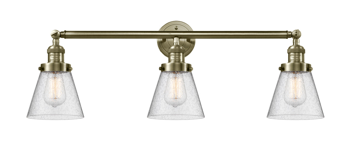 Cone 30-Inch 3-Light Bath Vanity Light