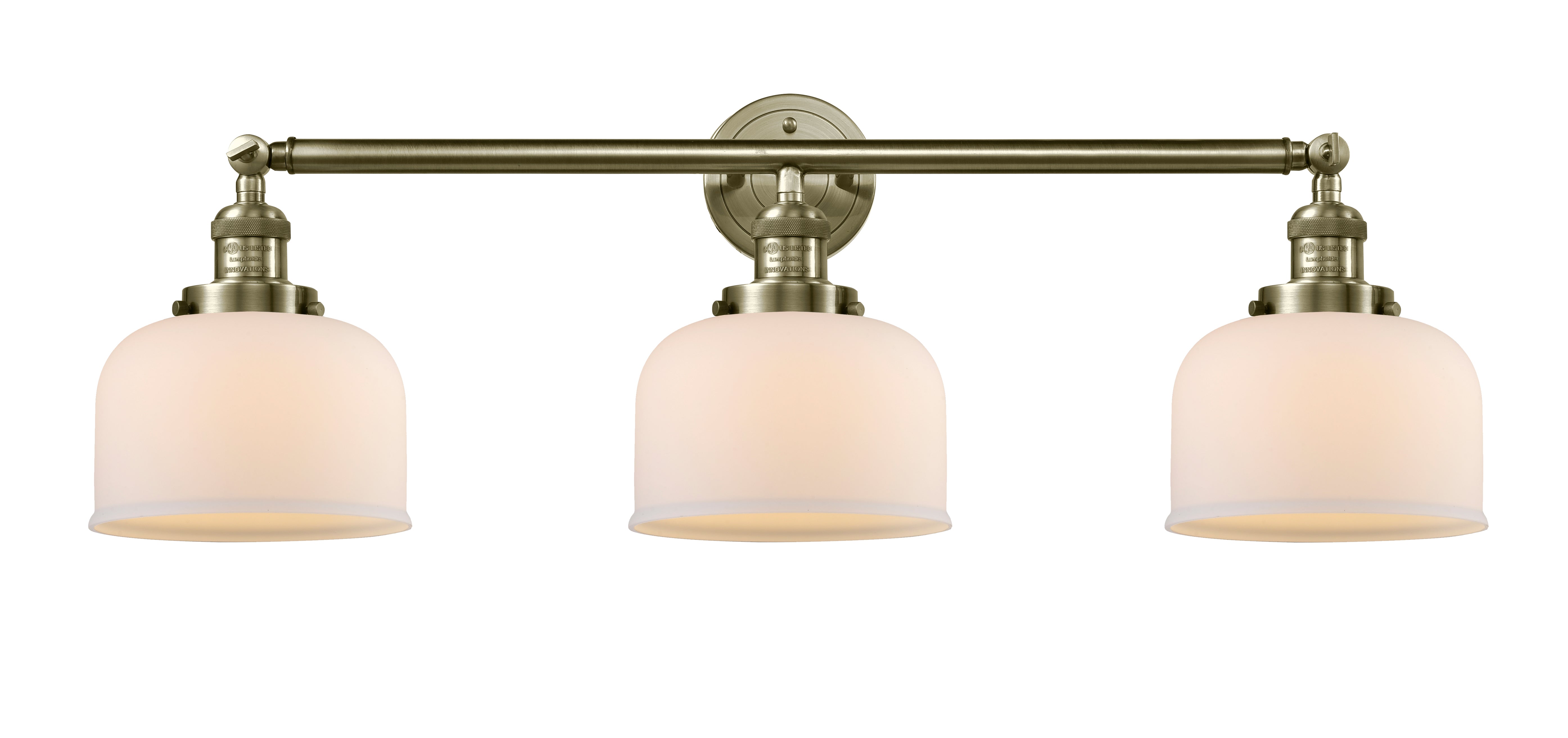 Franklin Restoration Light Brass Glass Steel