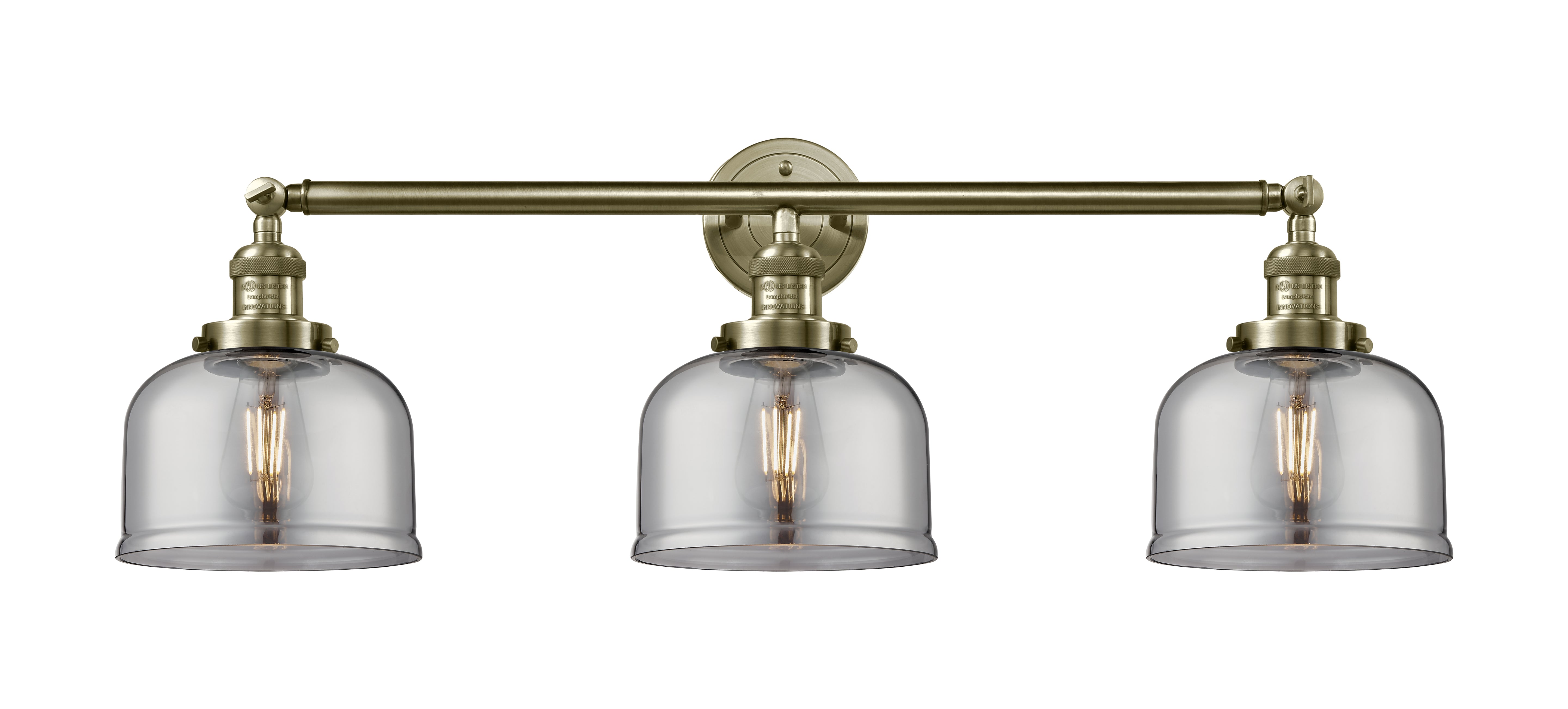 Franklin Restoration Light Brass Glass Steel