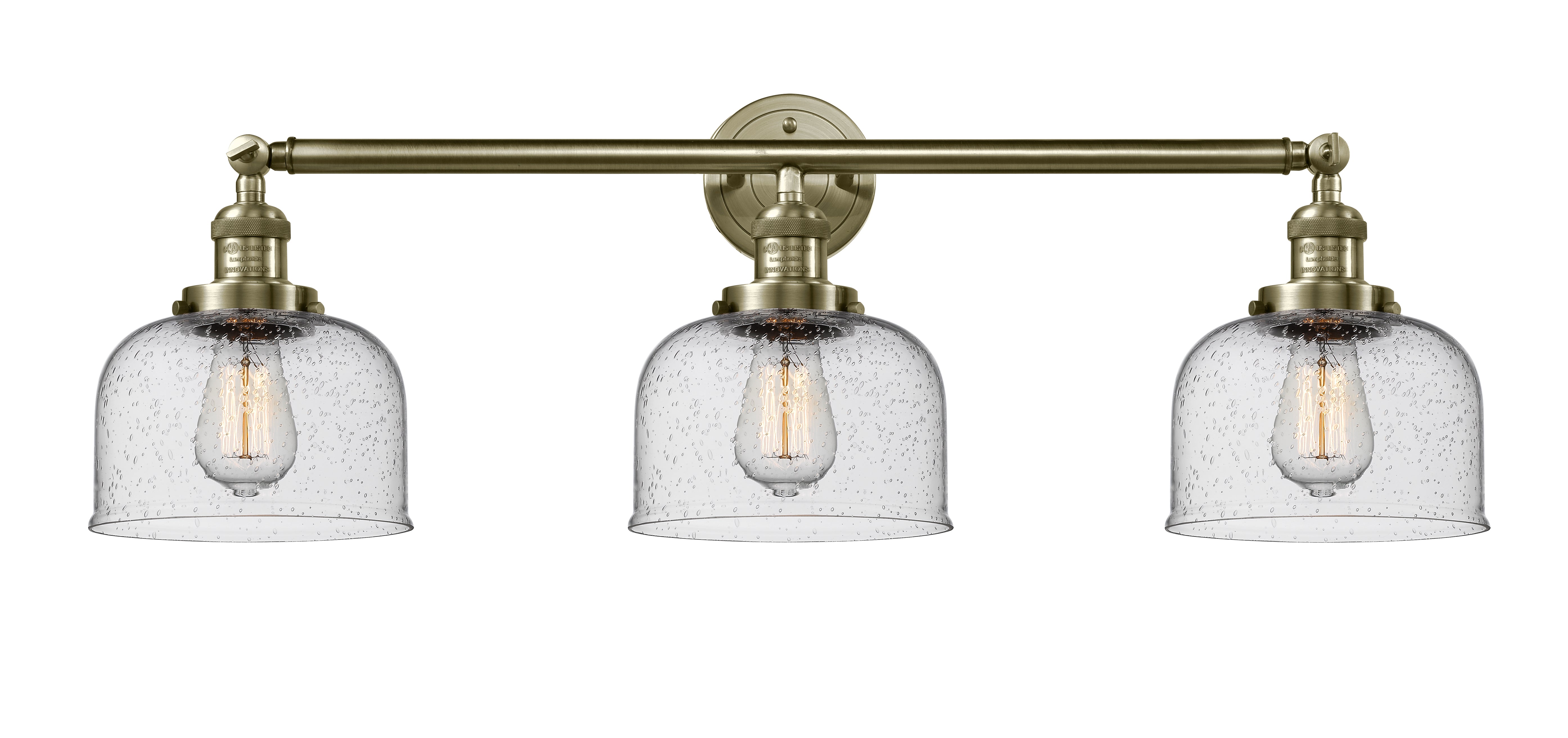 Franklin Restoration Light Brass Glass Steel