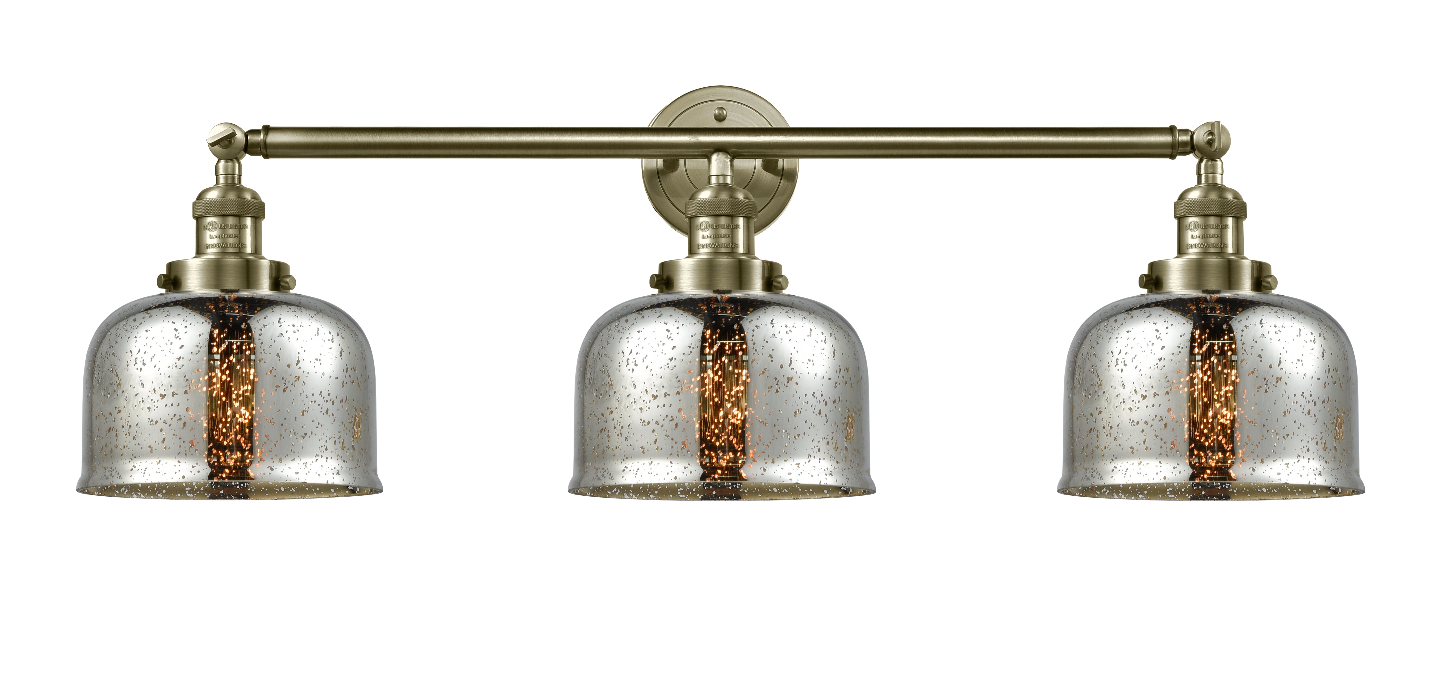 Franklin Restoration Light Brass Glass Steel