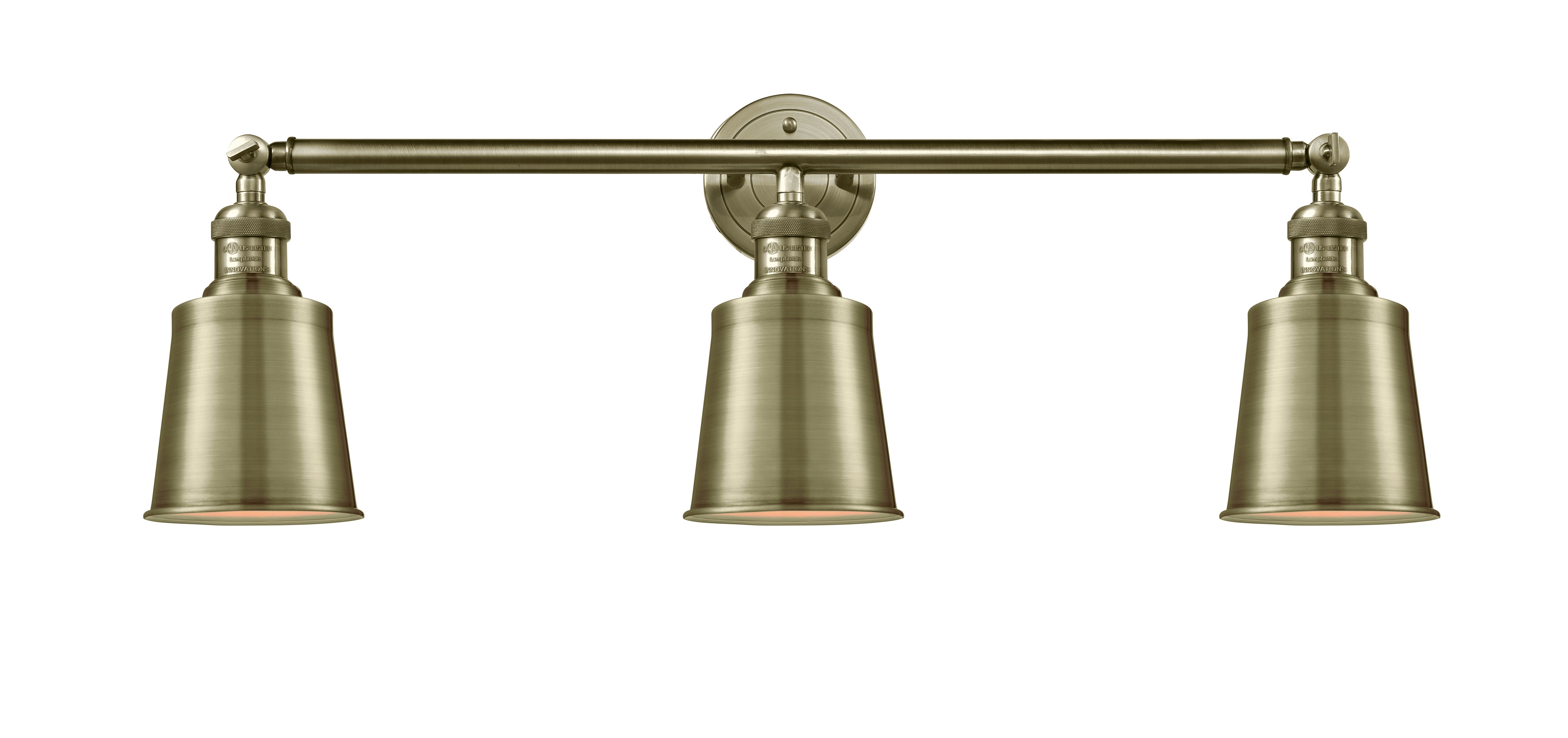 Franklin Restoration Vanity Light Brass Finish