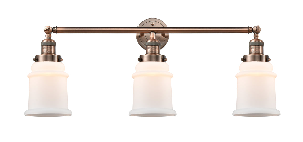 Canton 30-Inch 3-Light Bath Vanity Light 10-Inch High