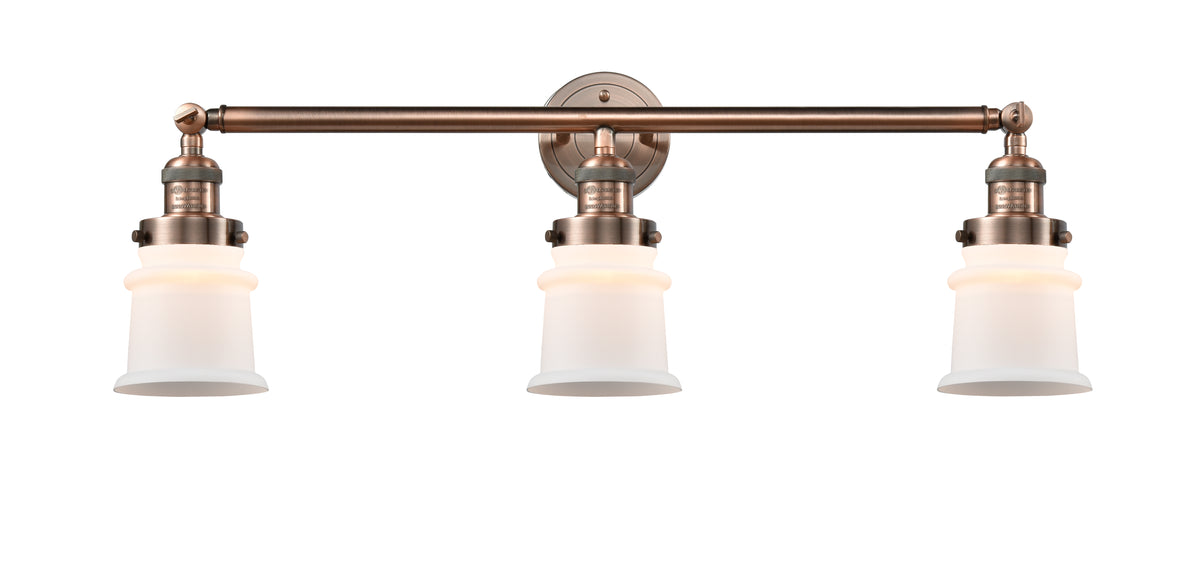Canton 30-Inch 3-Light Bath Vanity Light 11-Inch High