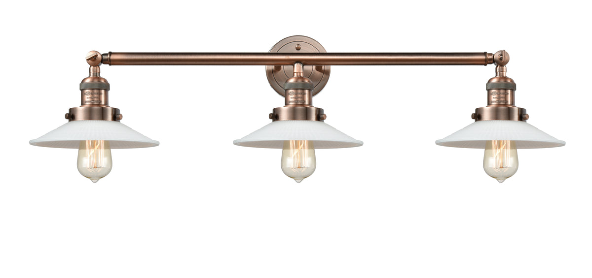 Halophane 33-Inch 3-Light Bath Vanity Light with LED Bulbs