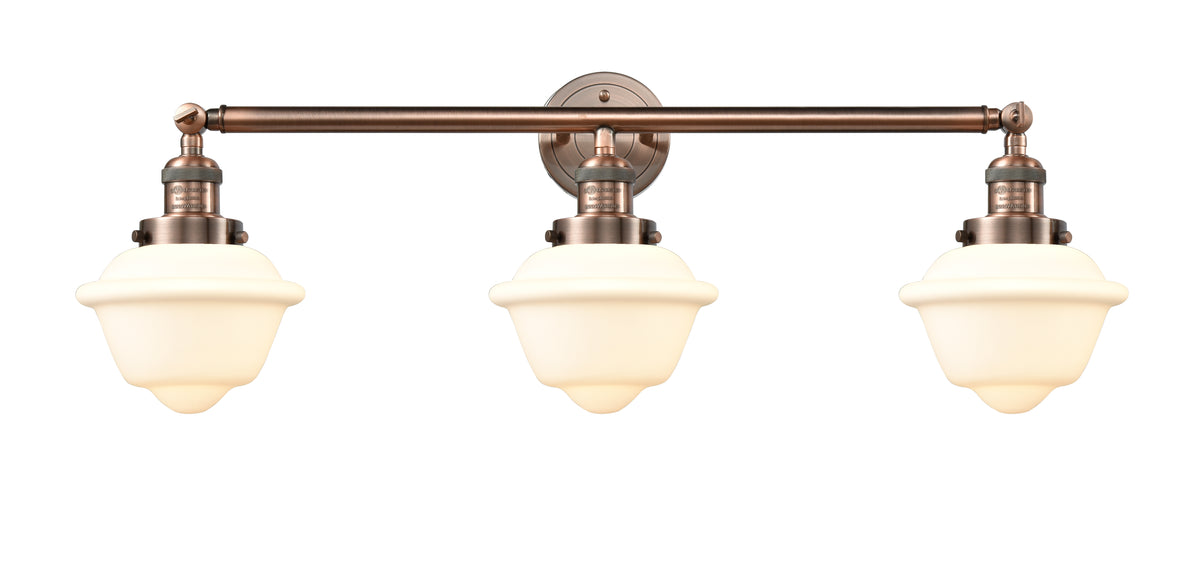 Oxford 34-Inch 3-Light Bath Vanity Light with LED Bulbs