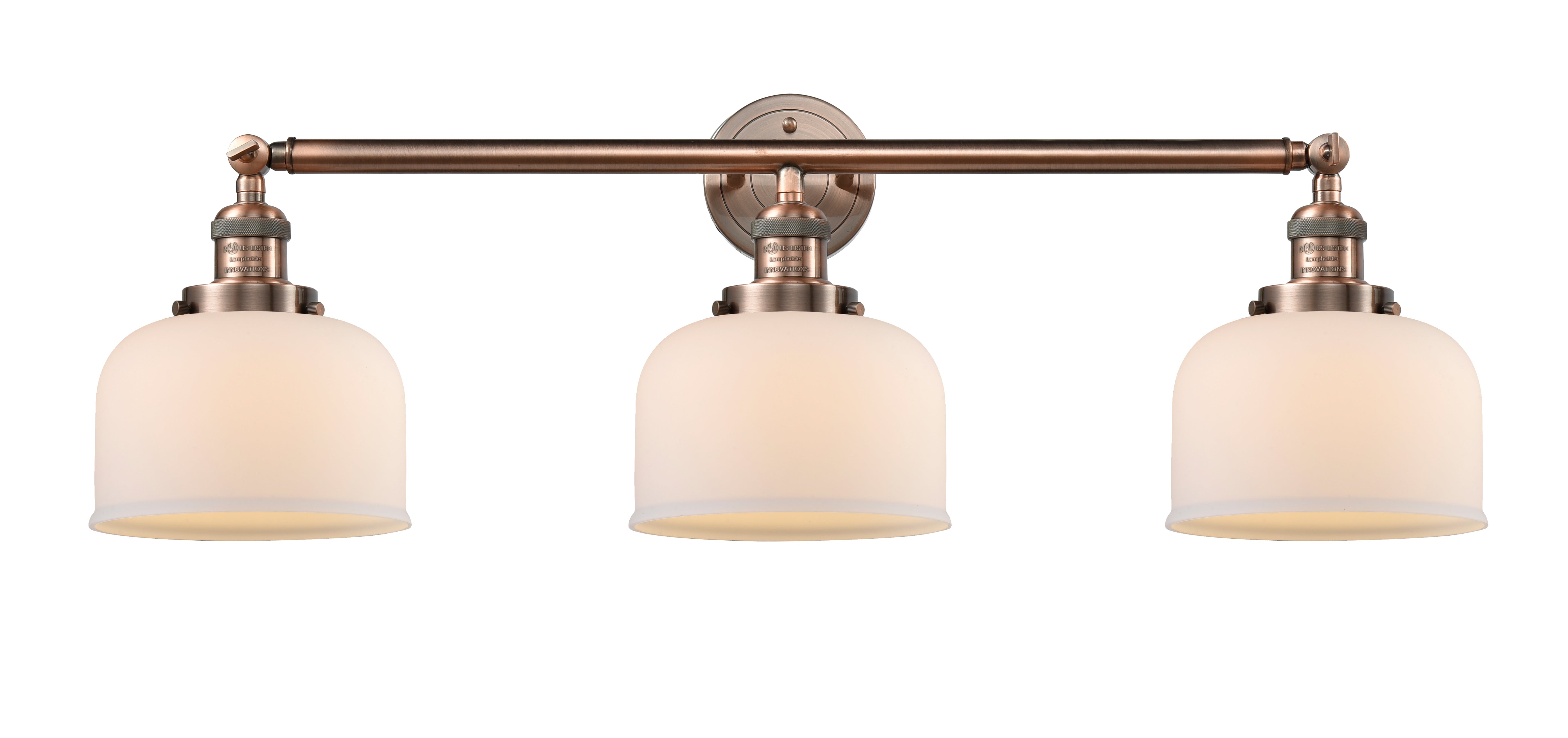 Franklin Restoration Light Brass Glass Steel