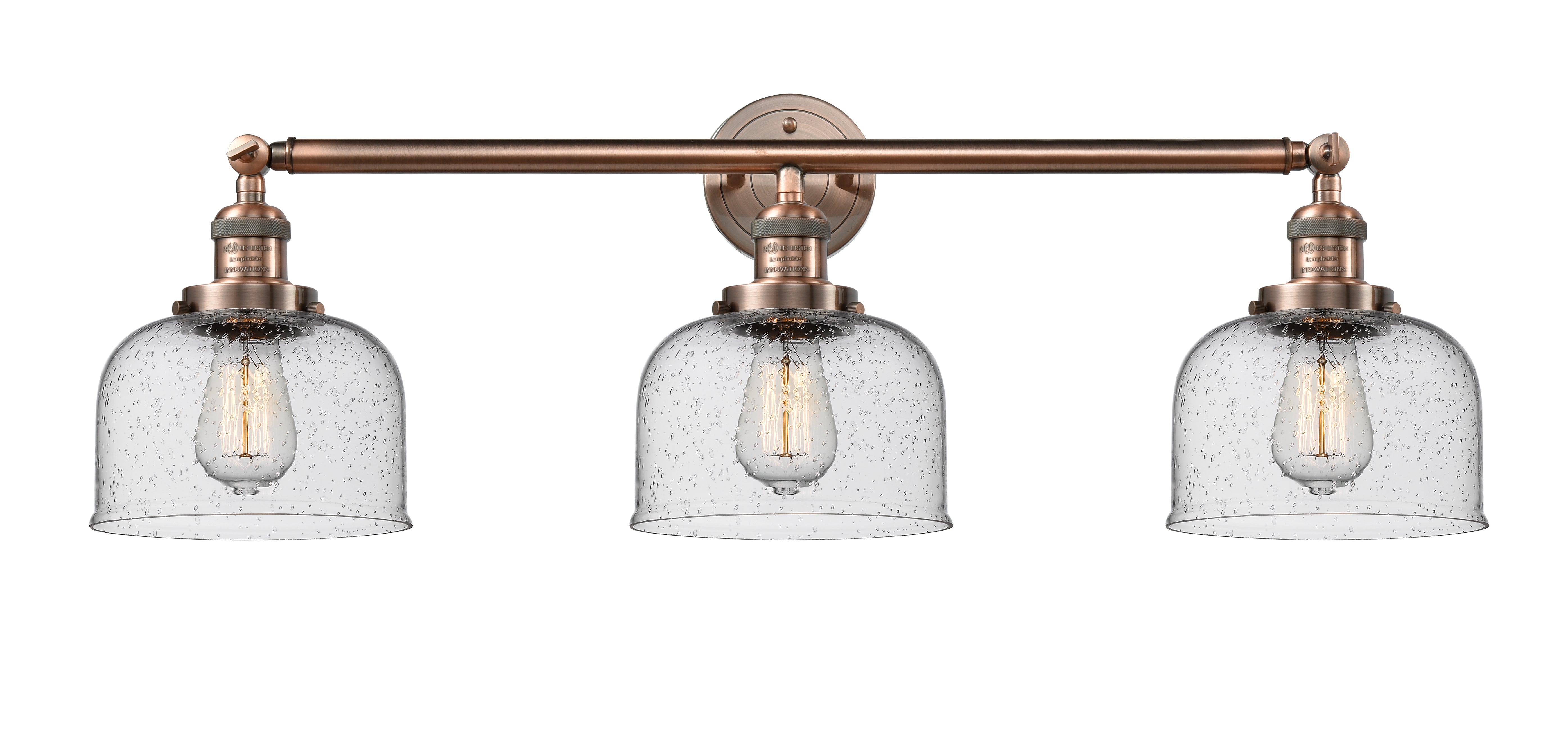 Franklin Restoration Light Brass Glass Steel