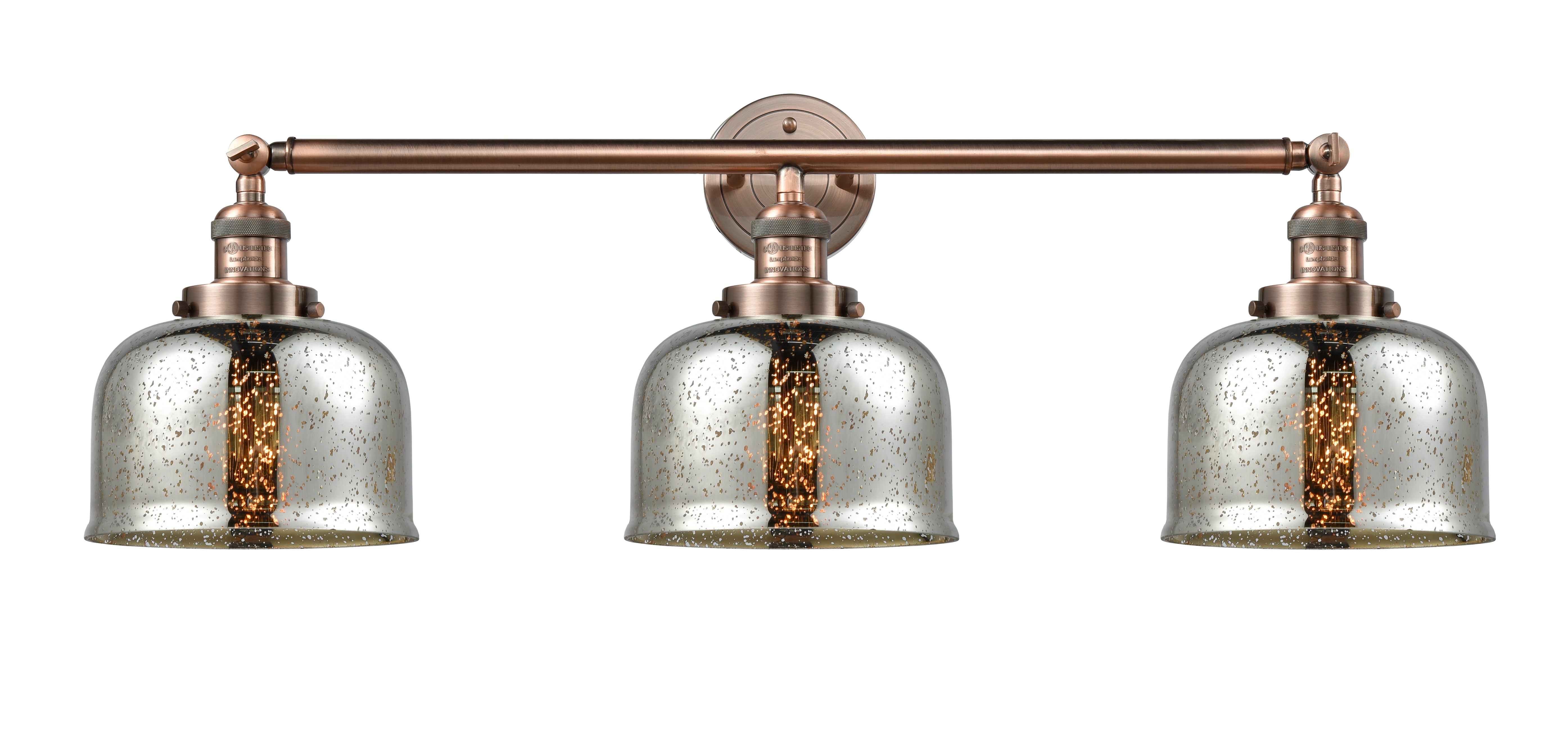Franklin Restoration Light Brass Glass Steel