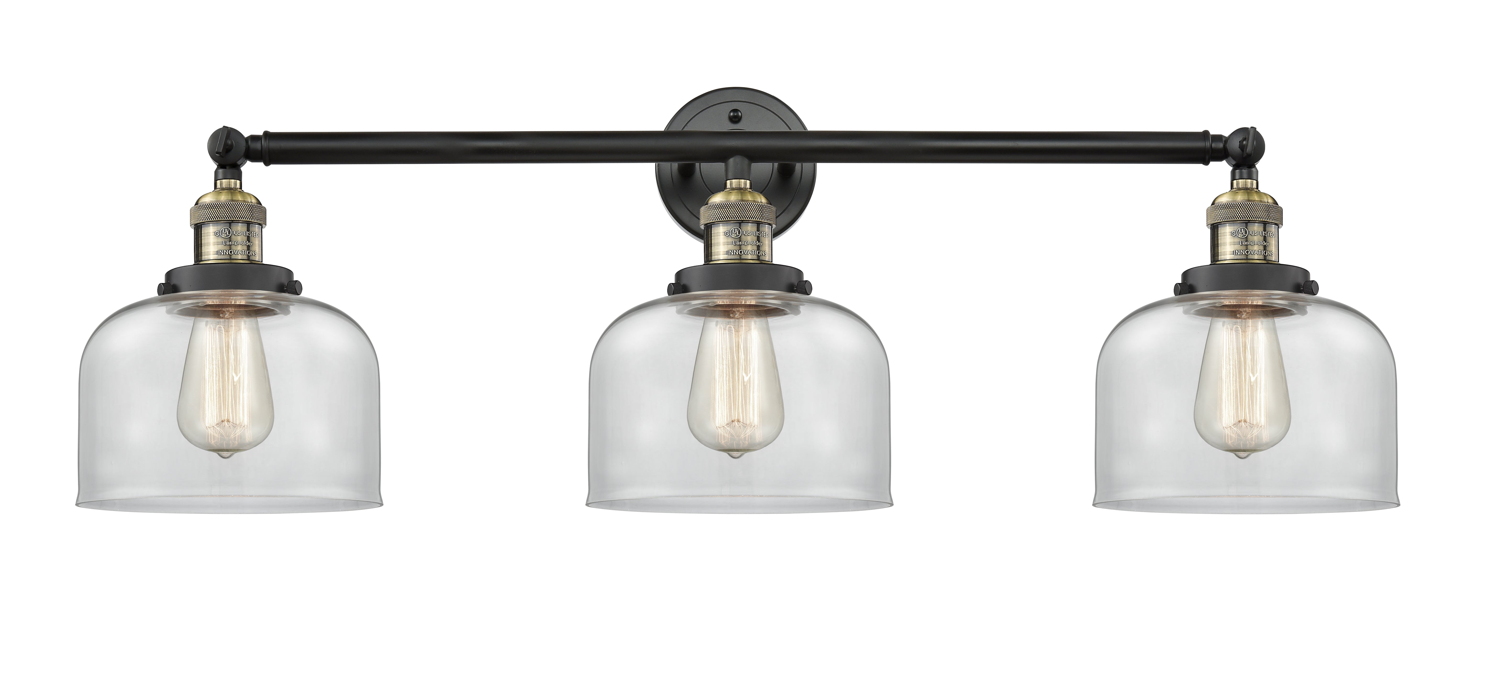 Franklin Restoration Light Brass Glass Steel