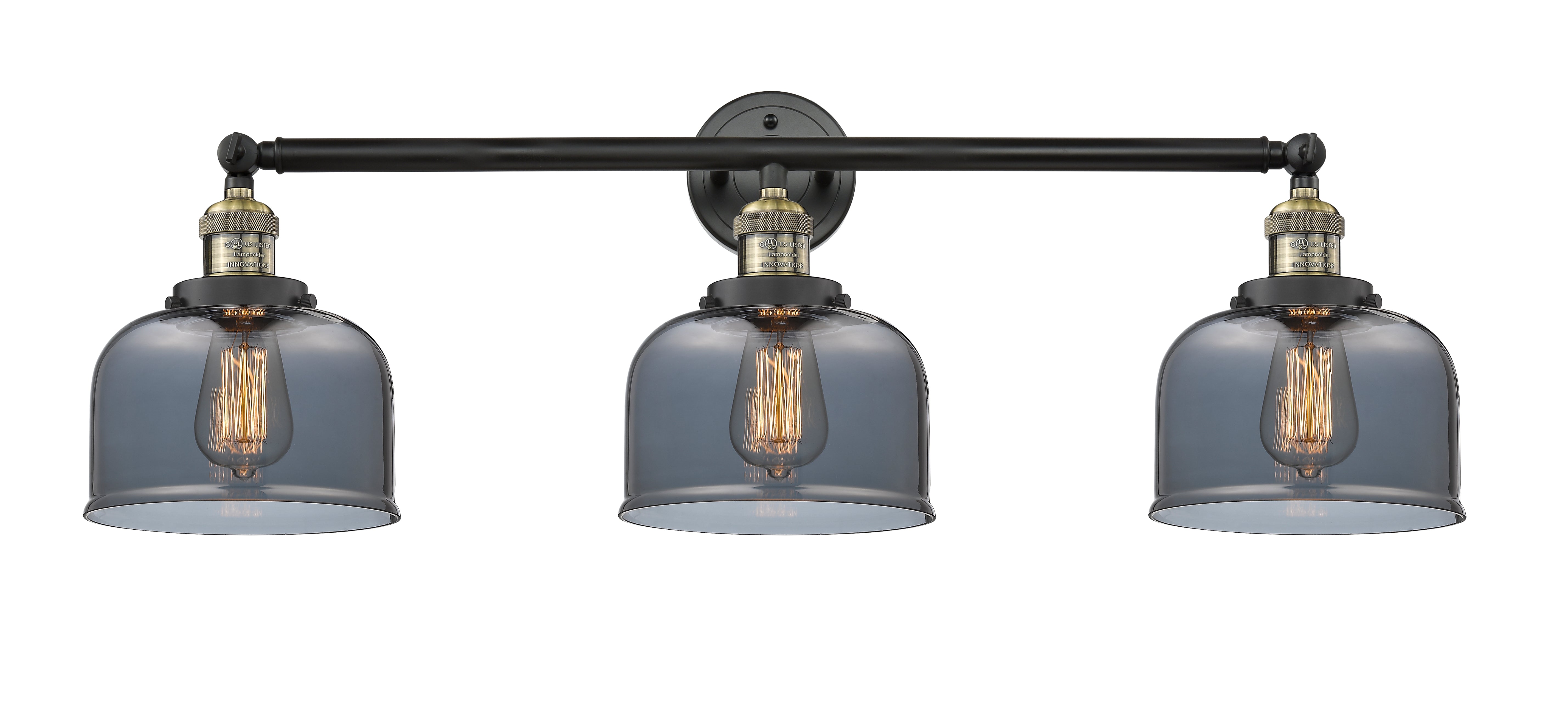 Franklin Restoration Light Brass Glass Steel