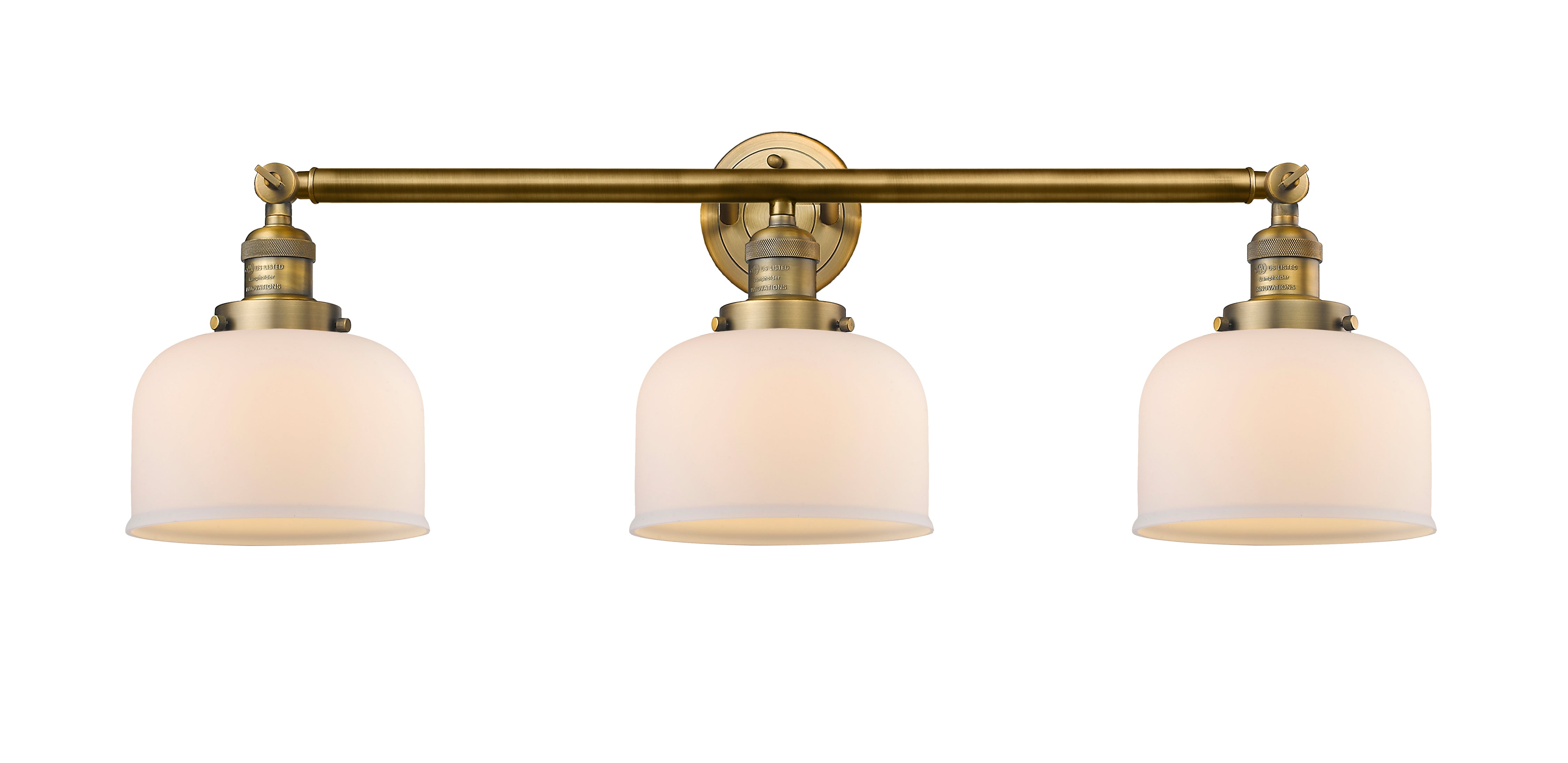 Franklin Restoration Light Brass Glass Steel
