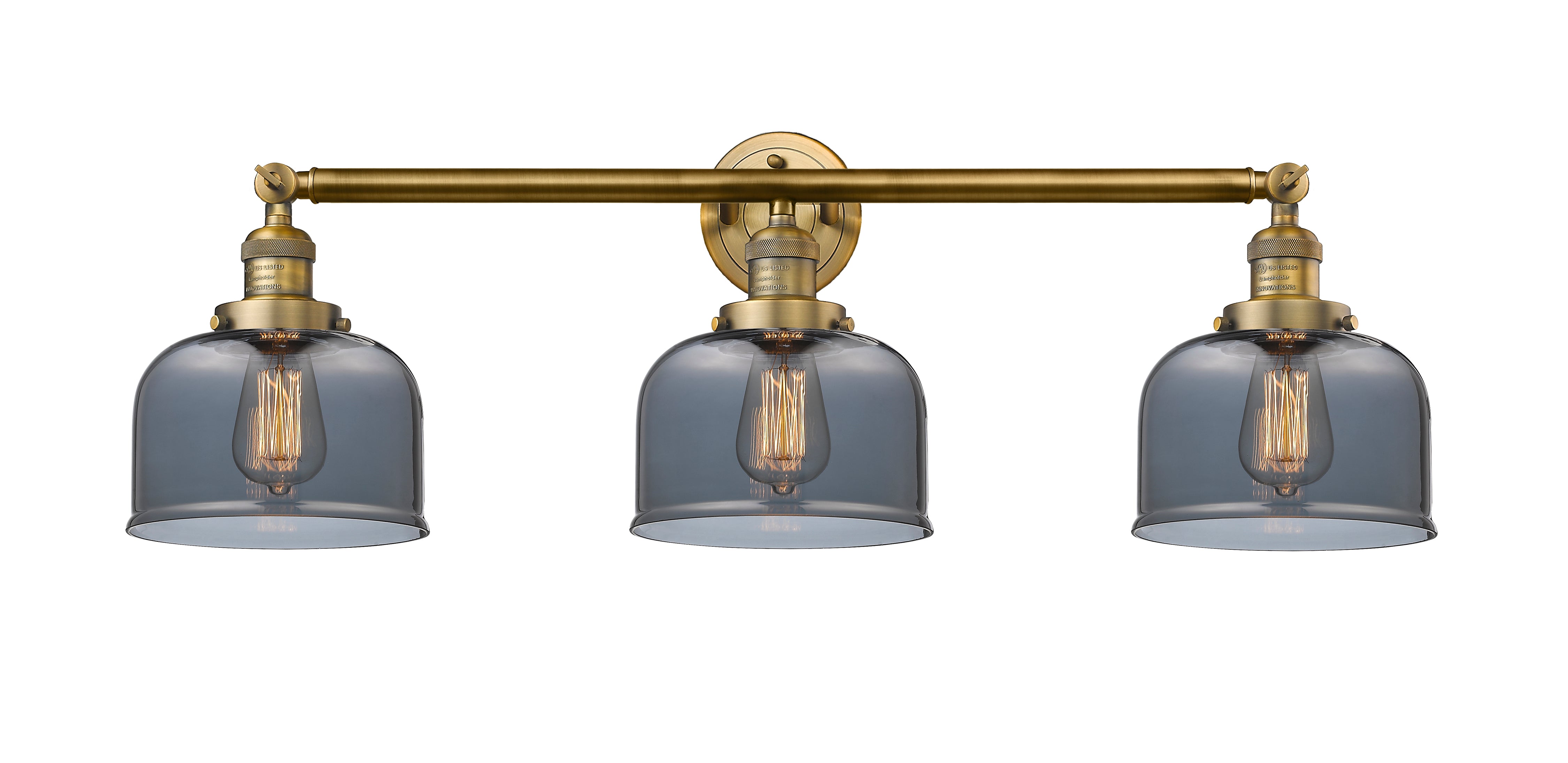Franklin Restoration Light Brass Glass Steel