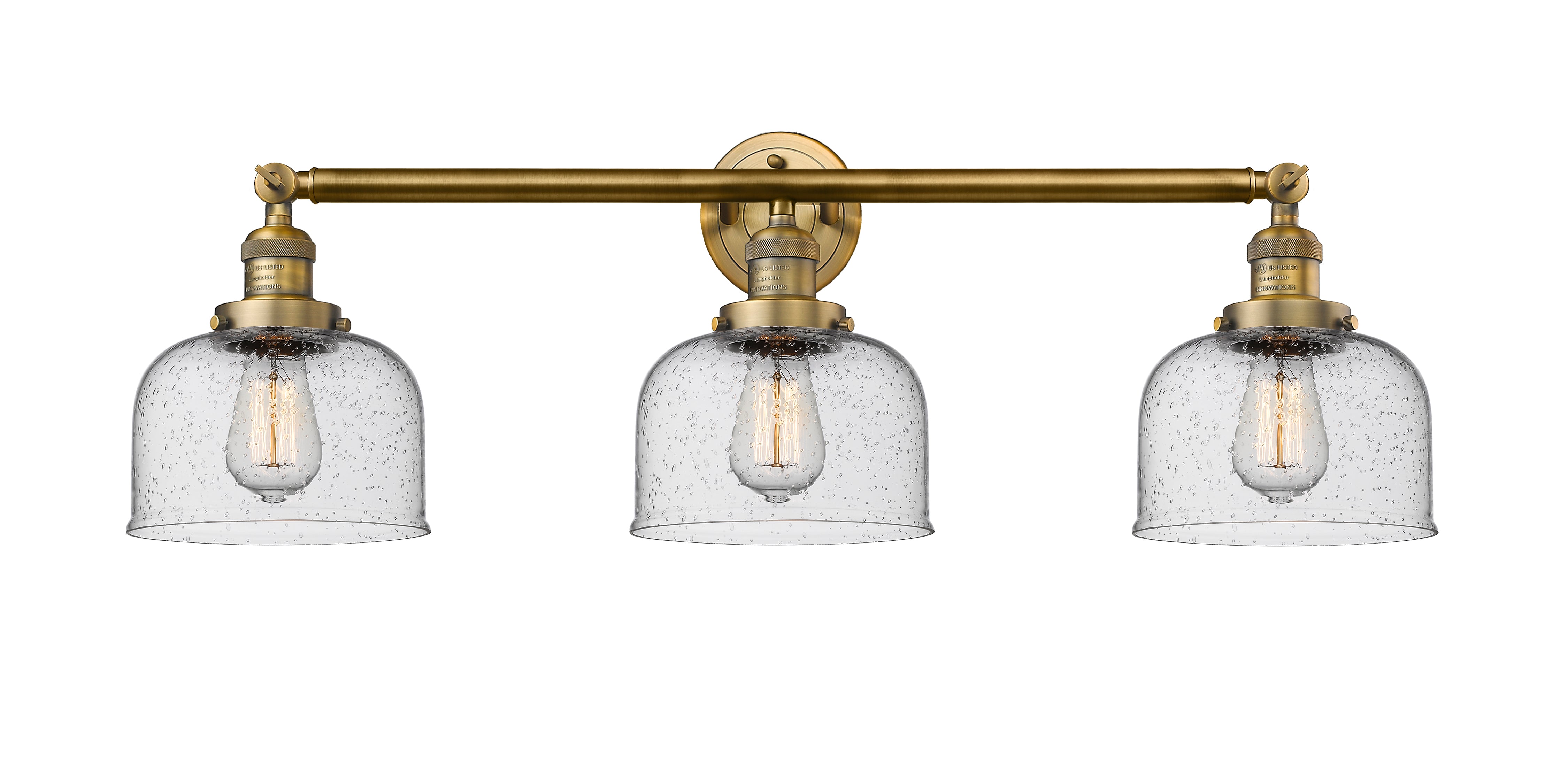 Franklin Restoration Light Brass Glass Steel
