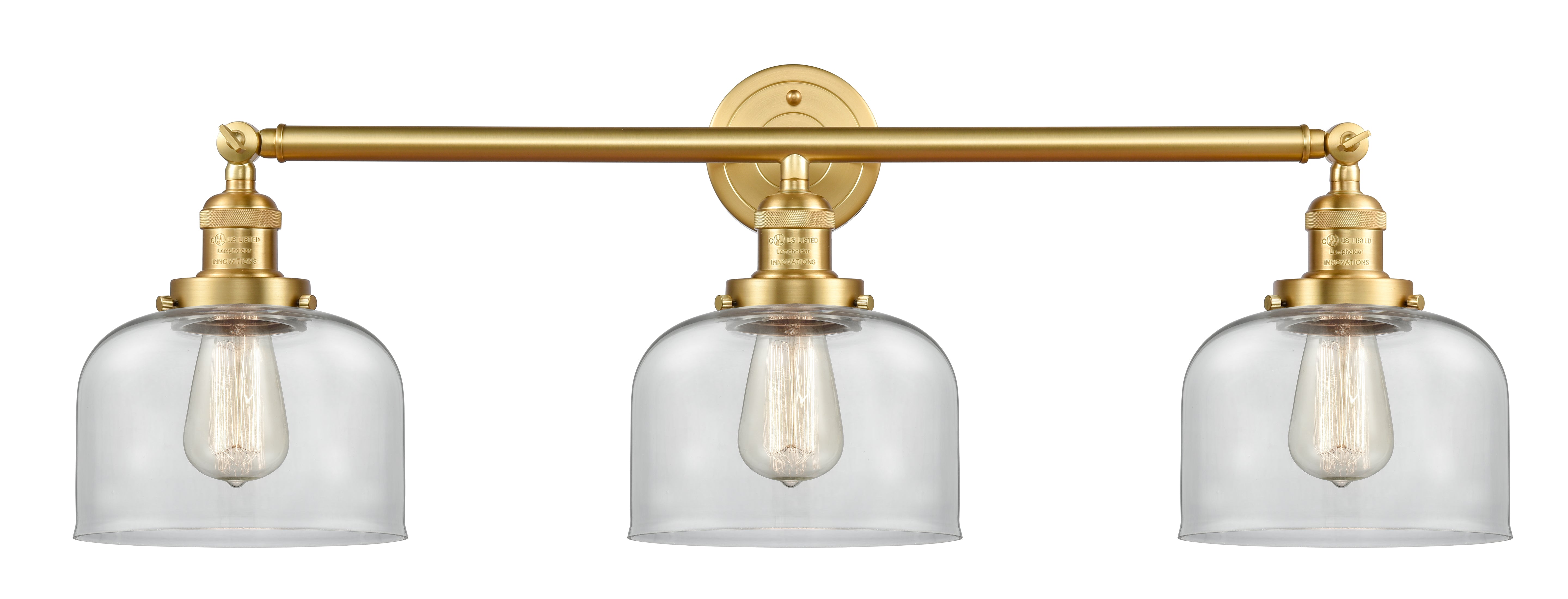 Franklin Restoration Light Brass Glass Steel