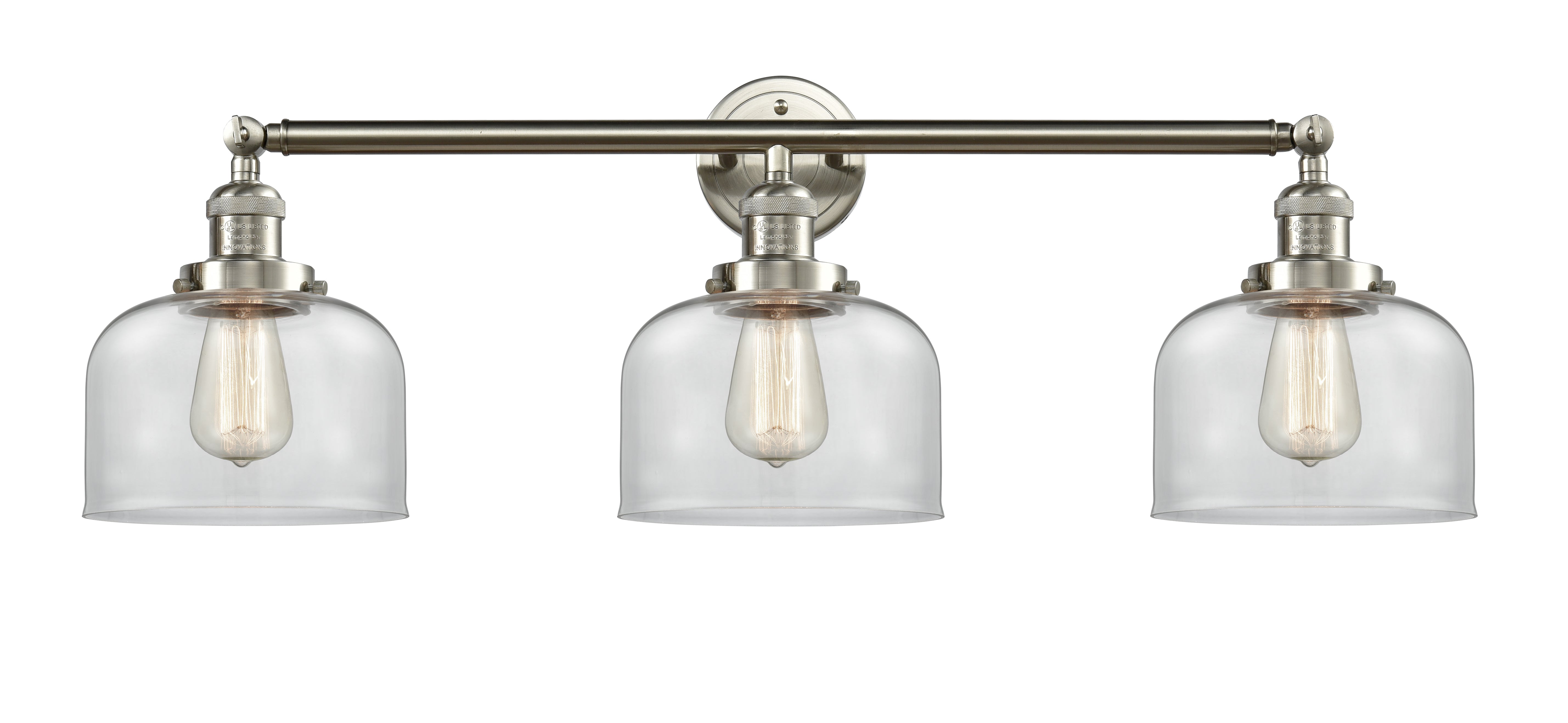 Franklin Restoration Light Brass Glass Steel