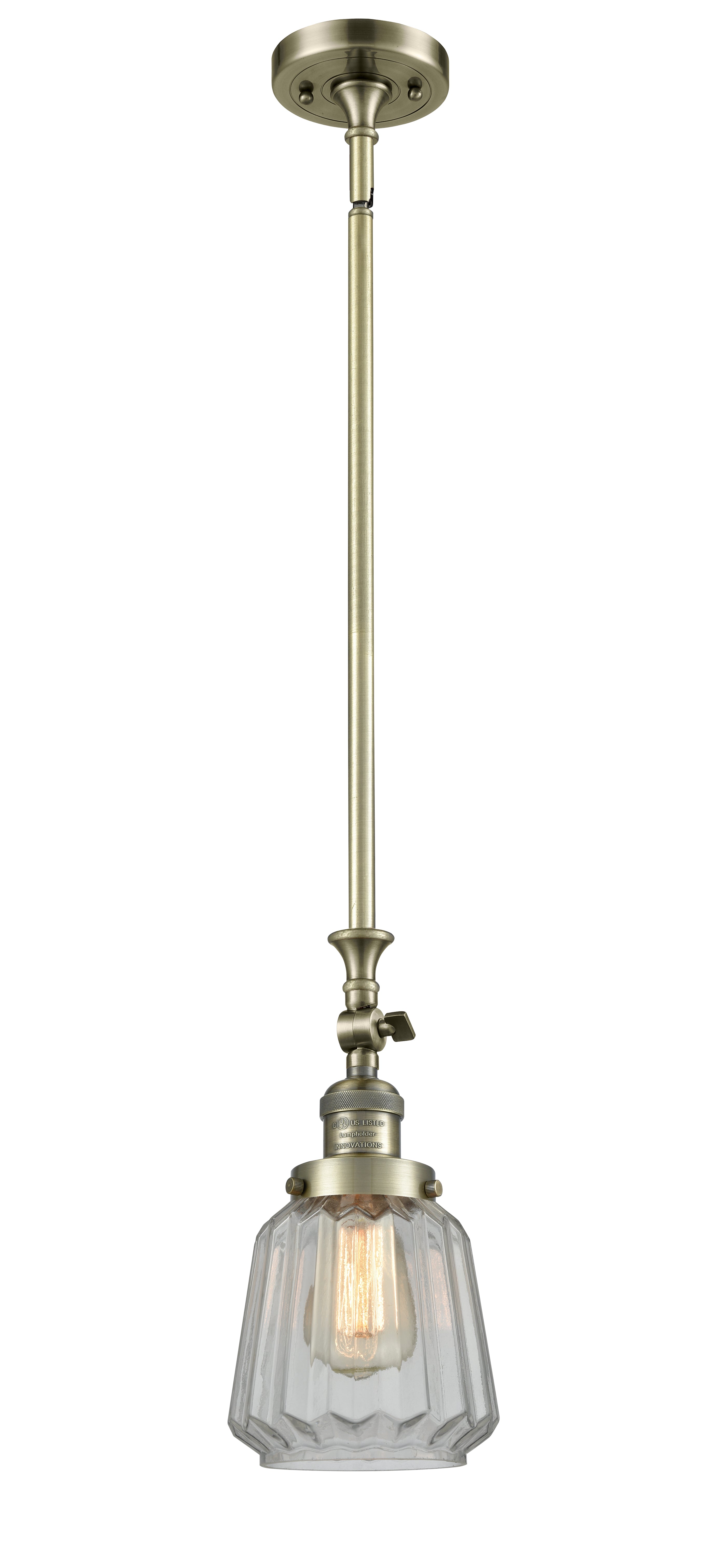 Franklin Restoration Mini Pendant Antique Brass