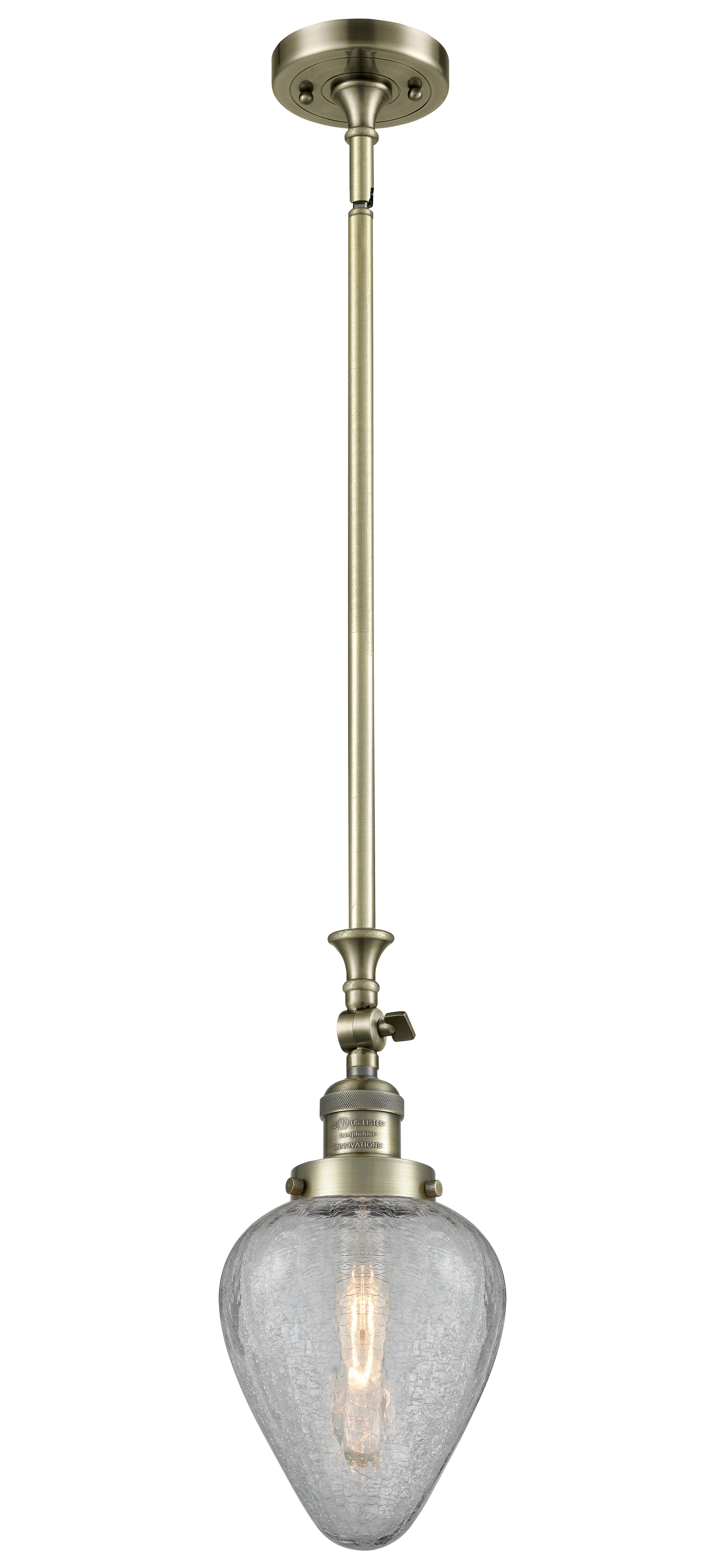 Franklin Restoration Mini Pendant Brass Finish