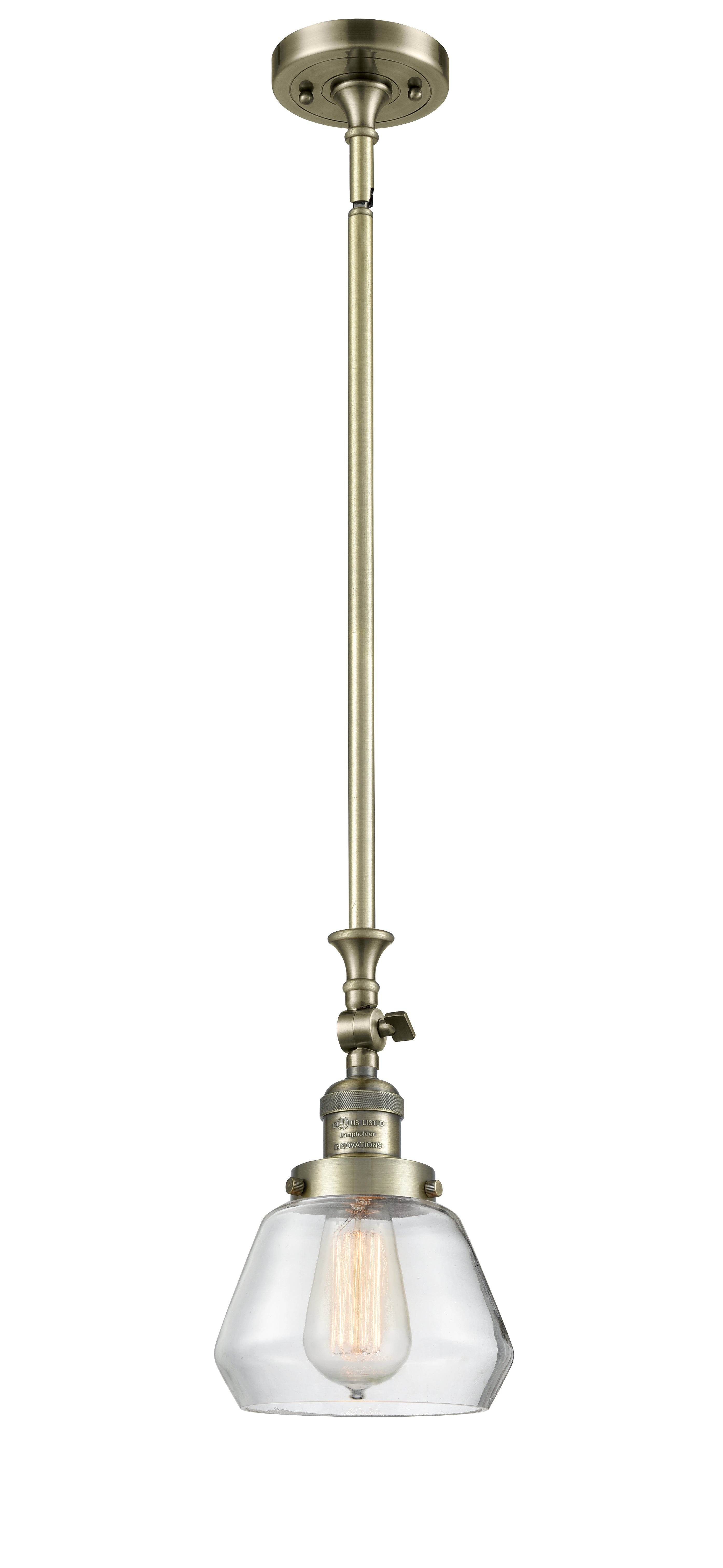 Franklin Restoration Mini Pendant Antique Brass