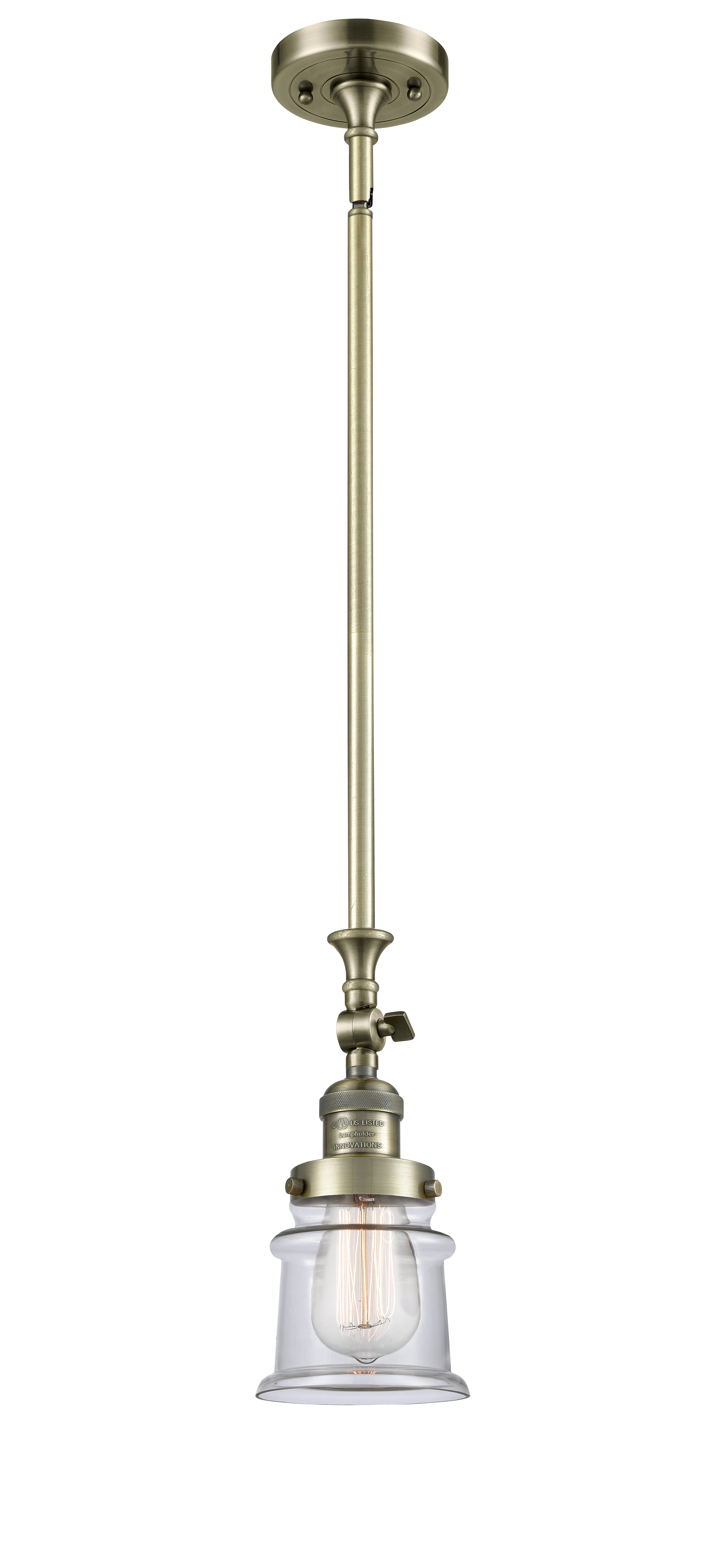 Franklin Restoration Mini Pendant Antique Brass