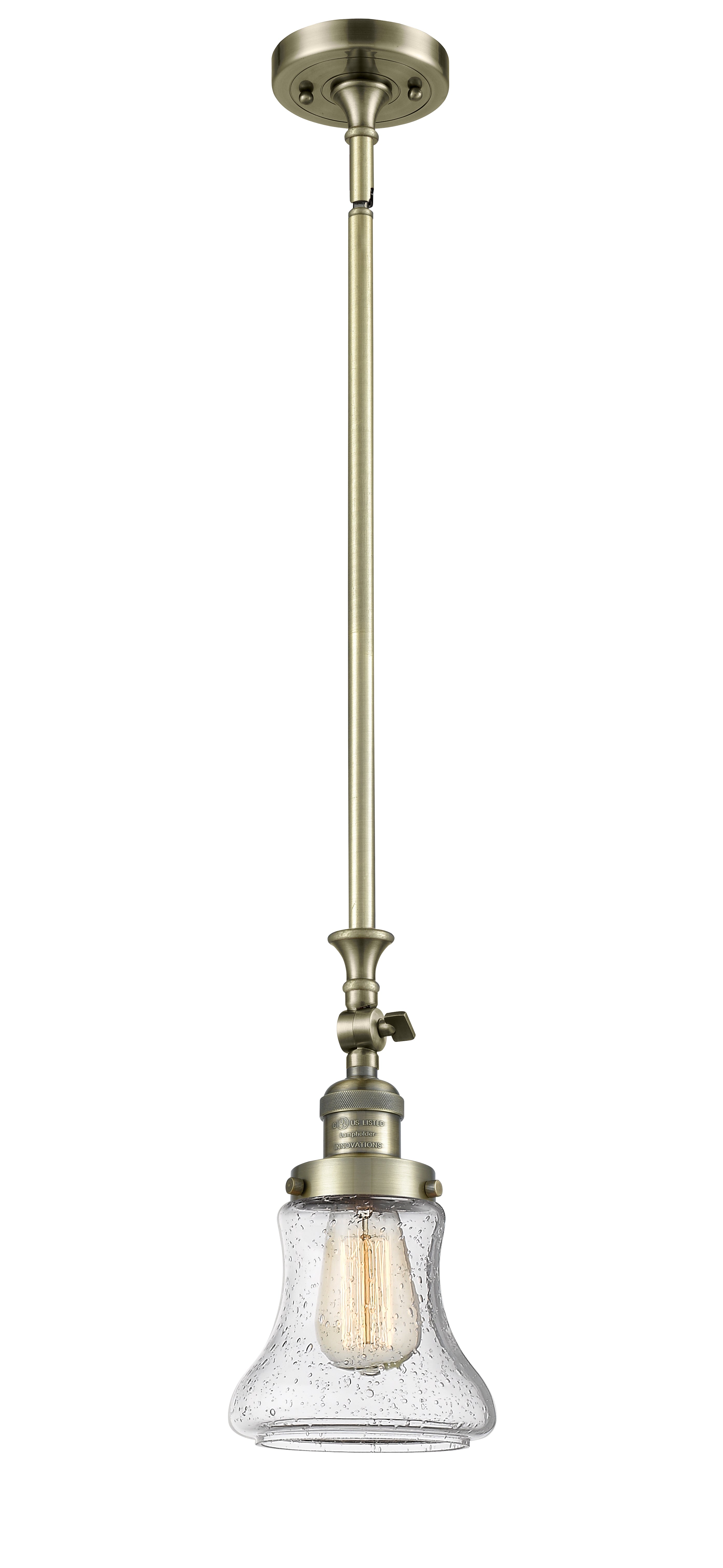 Franklin Restoration Mini Pendant Brass Finish