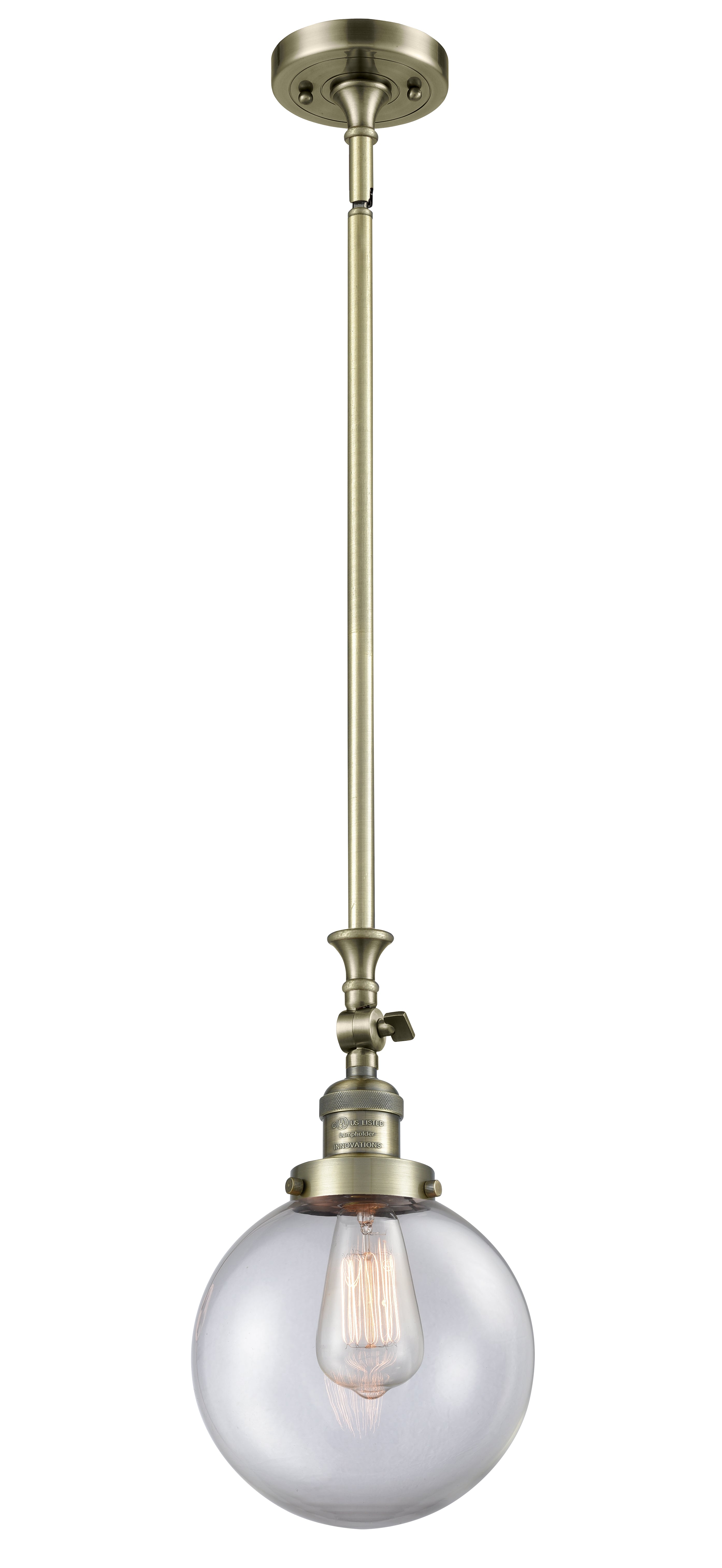 Franklin Restoration Mini Pendant Antique Brass