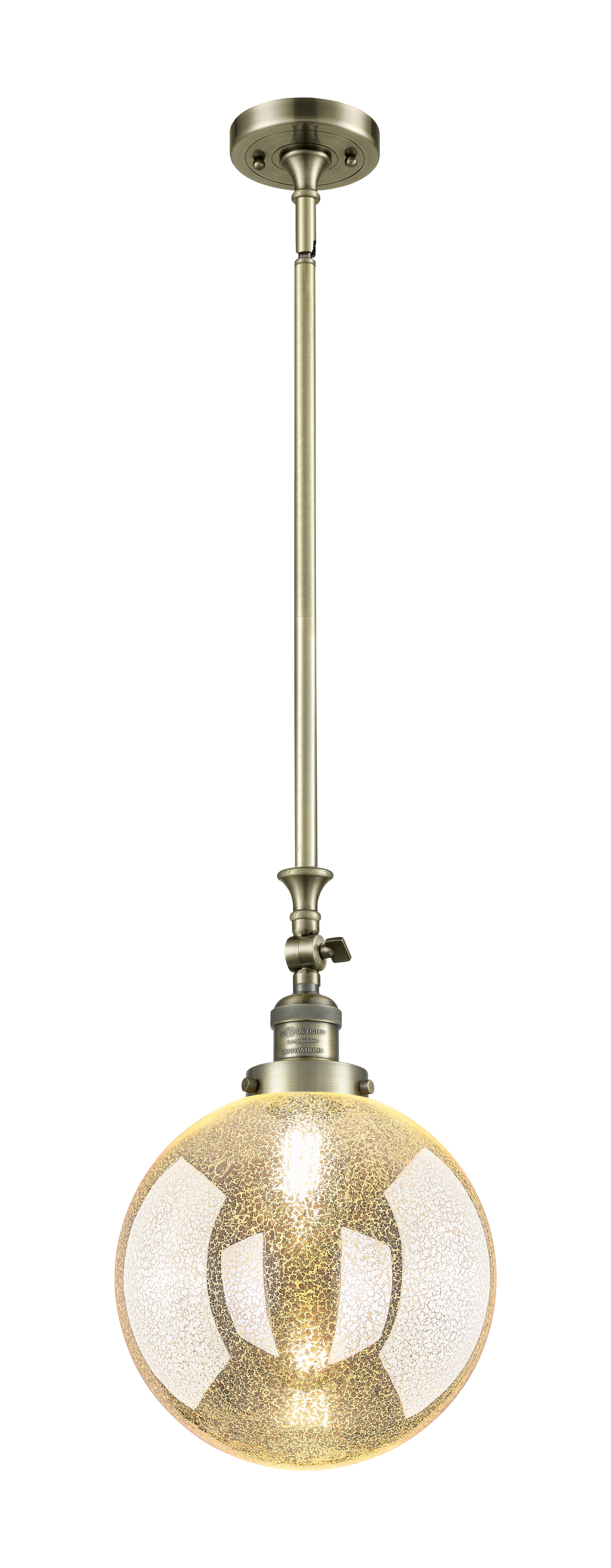 Franklin Restoration Mini Pendant Antique Brass