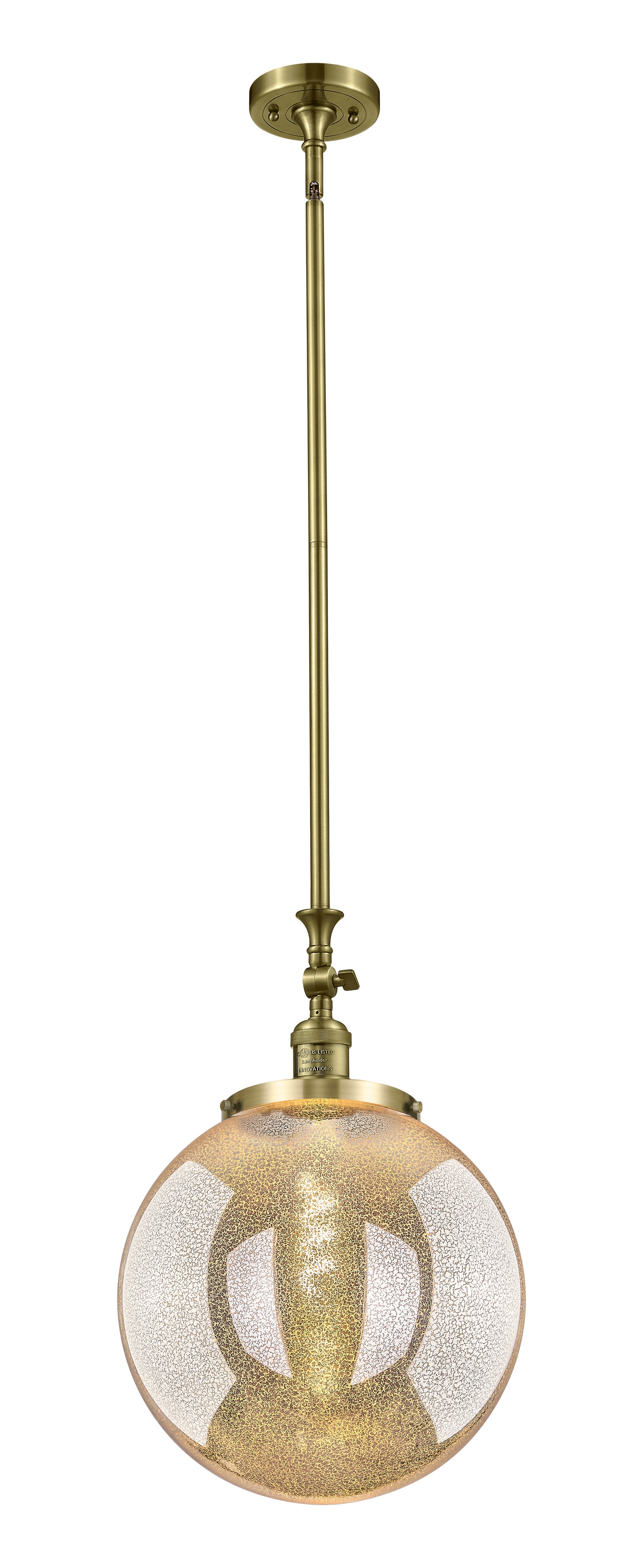 Franklin Restoration Mini Pendant Antique Brass