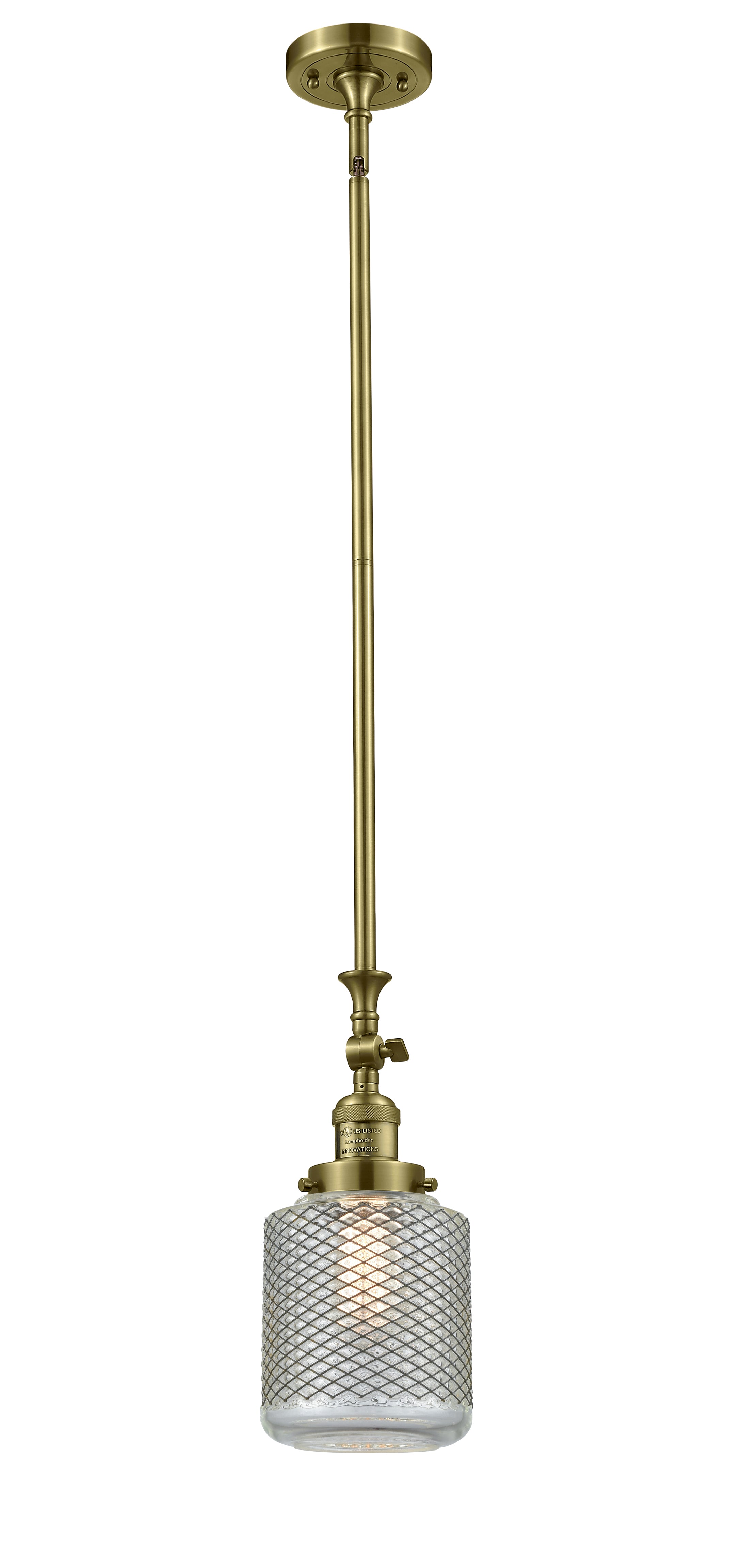 Franklin Restoration Mini Pendant Brass