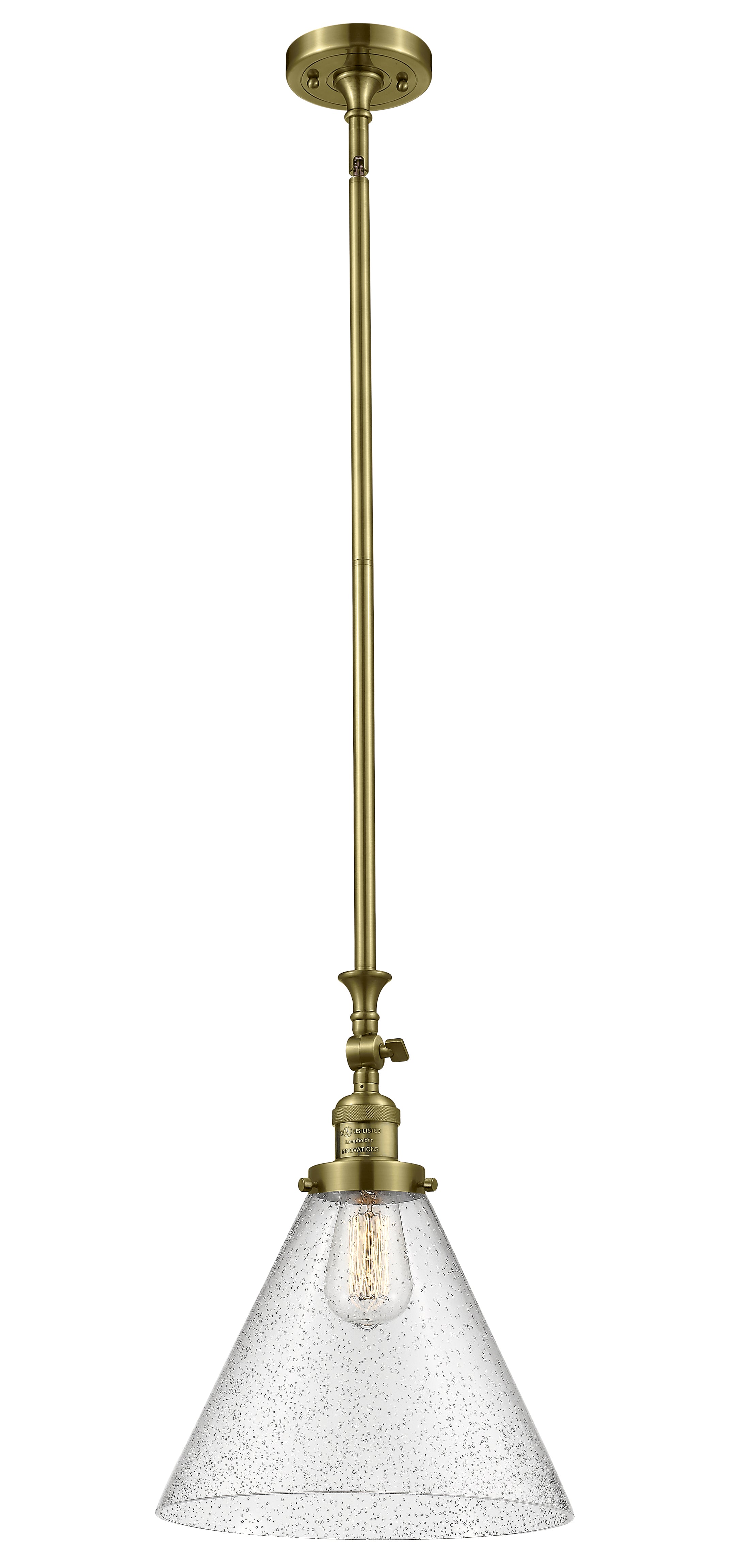 Franklin Restoration Antique Brass Mini Pendant