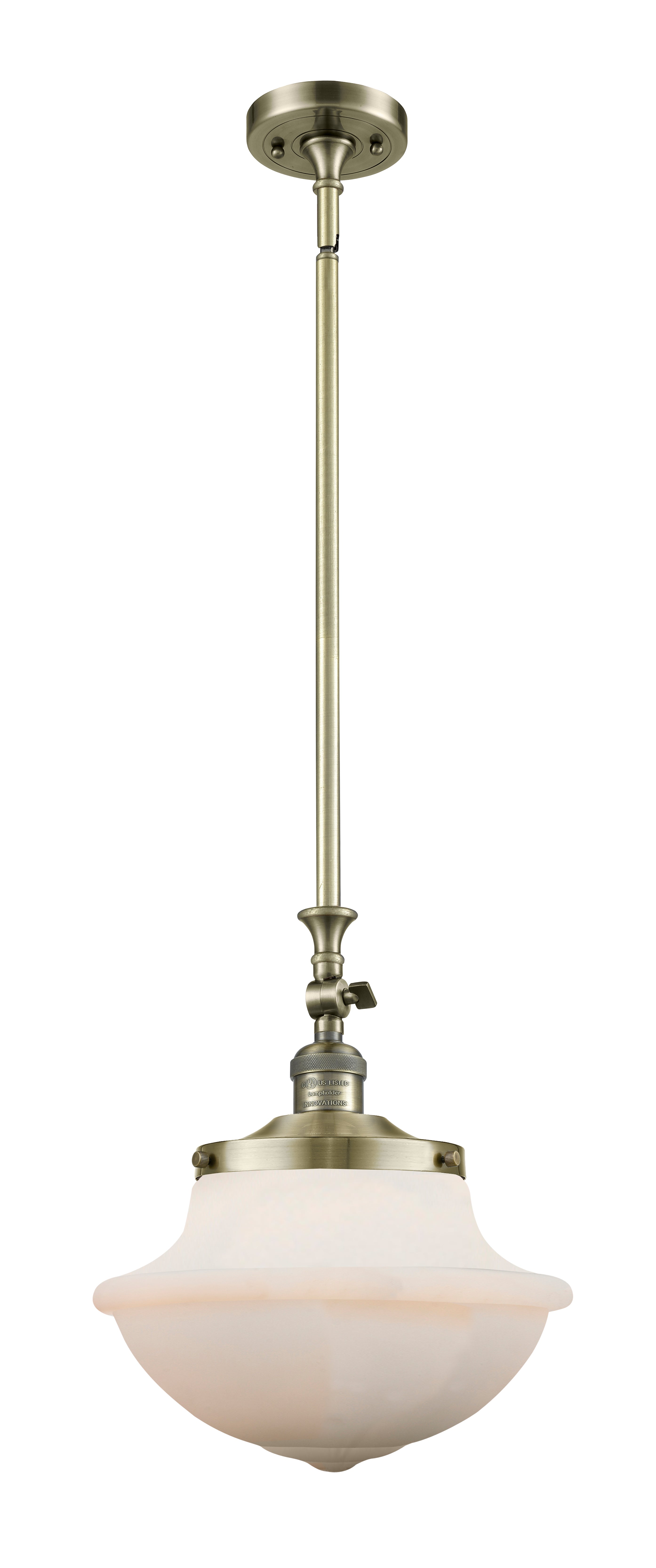 Franklin Restoration Mini Pendant Antique Brass