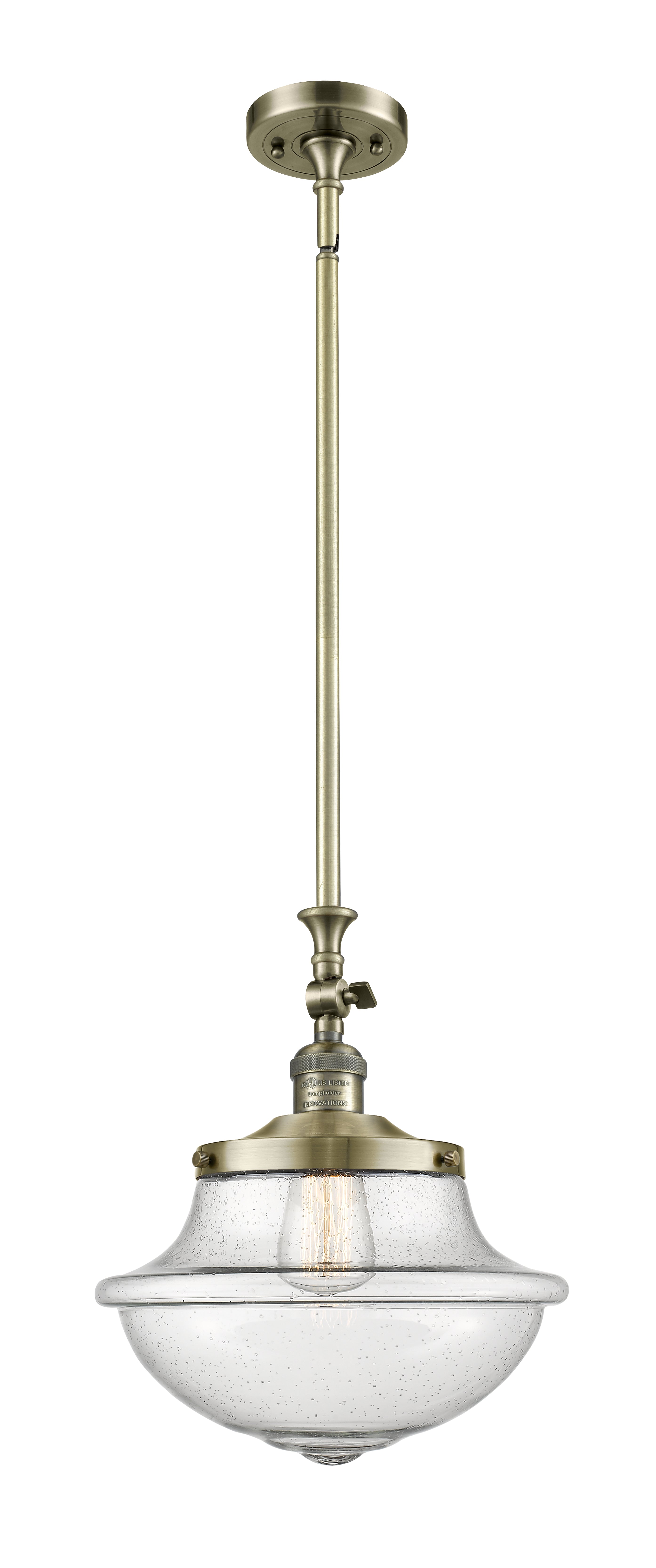 Franklin Restoration Mini Pendant Antique Brass