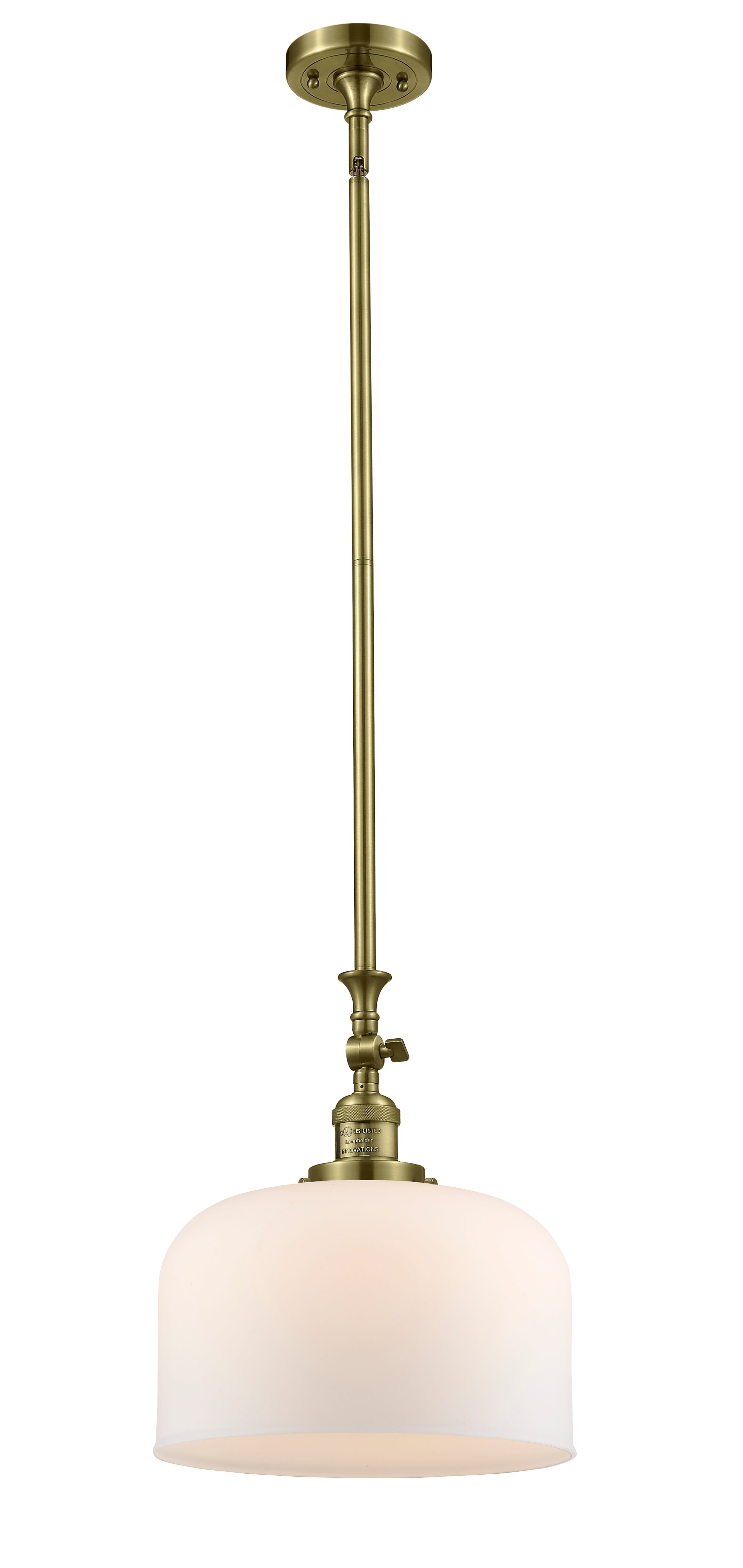 Franklin Restoration Mini Pendant Antique Brass