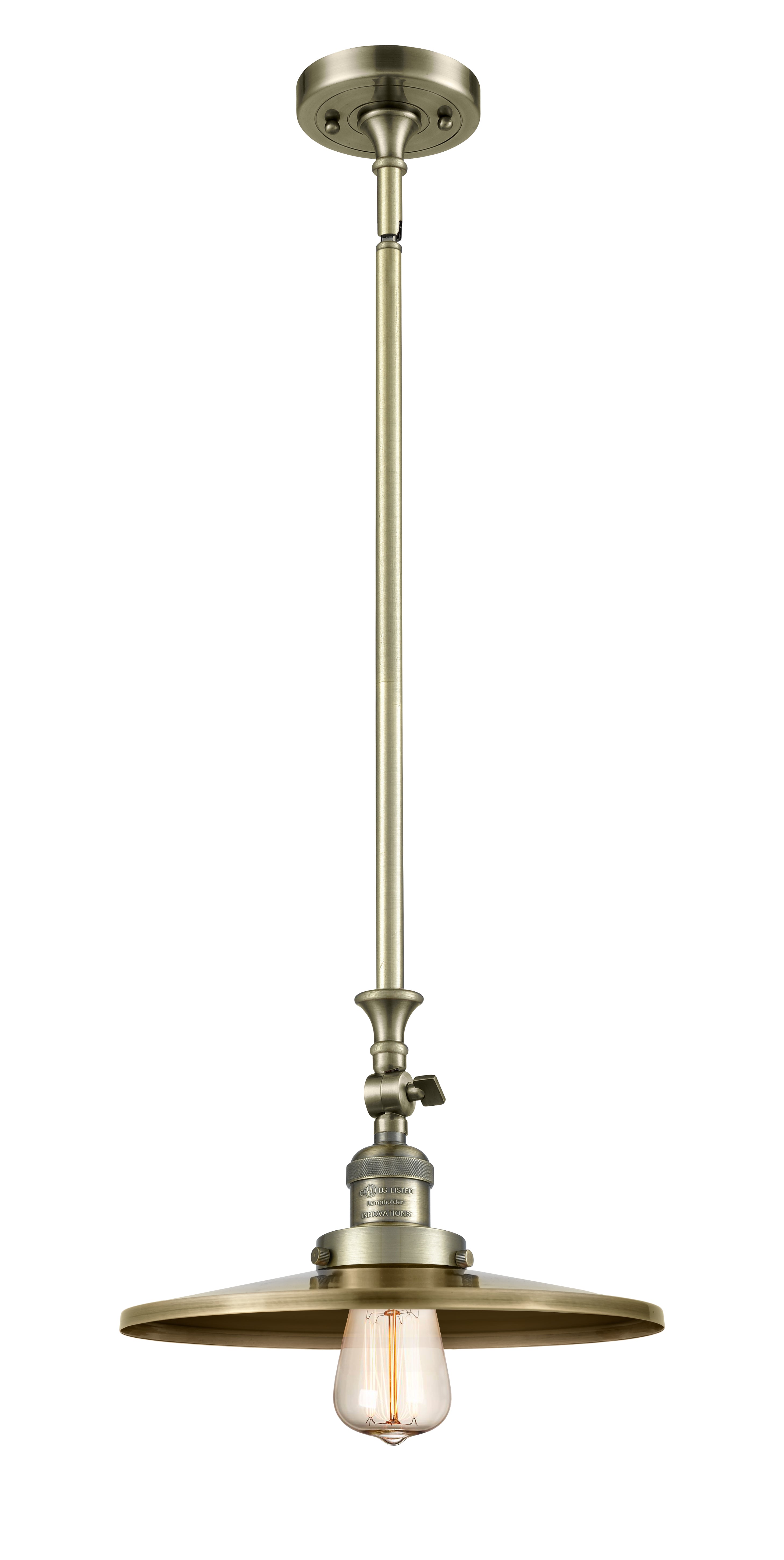 Franklin Restoration Cast Brass Mini Pendant