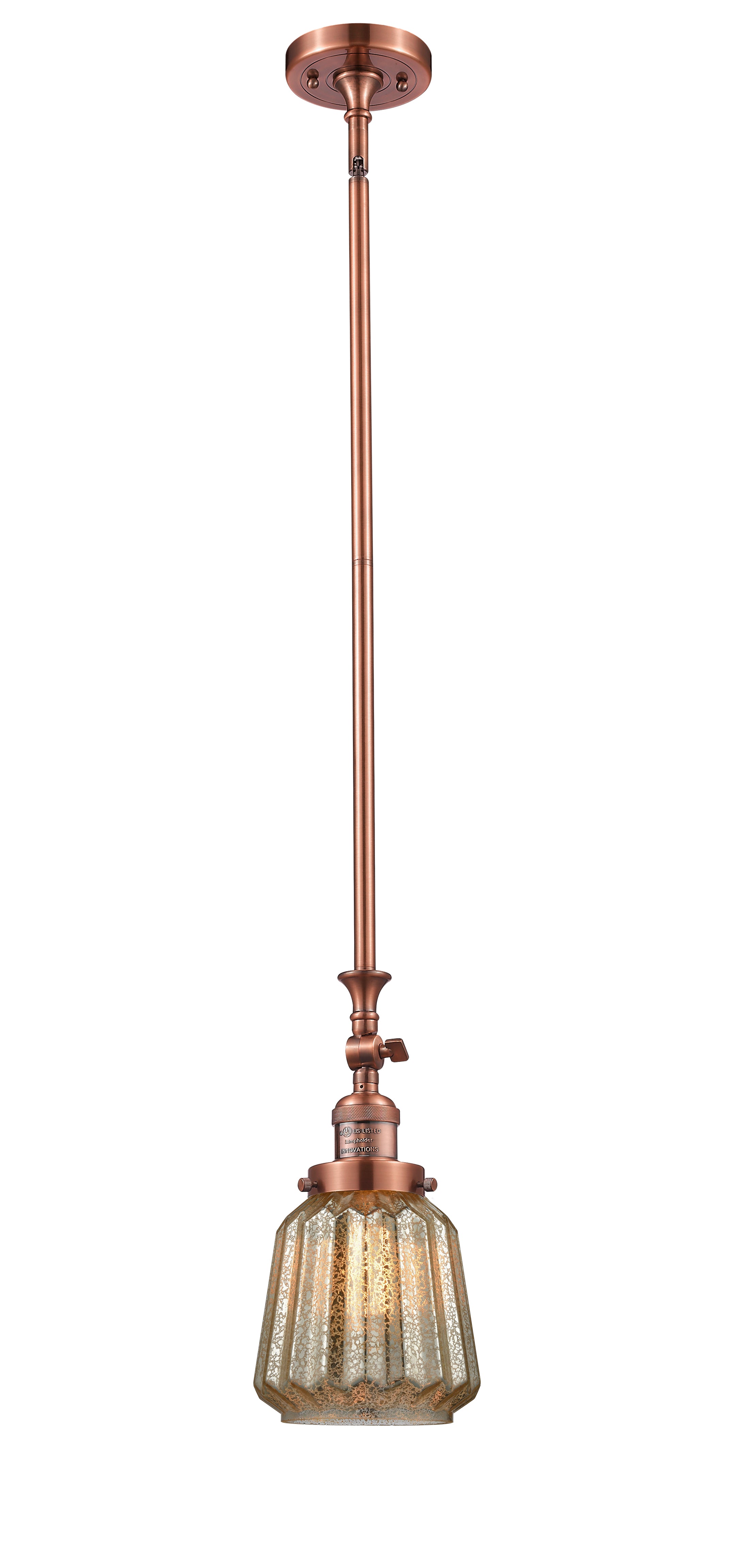 Franklin Restoration Mini Pendant Antique Brass