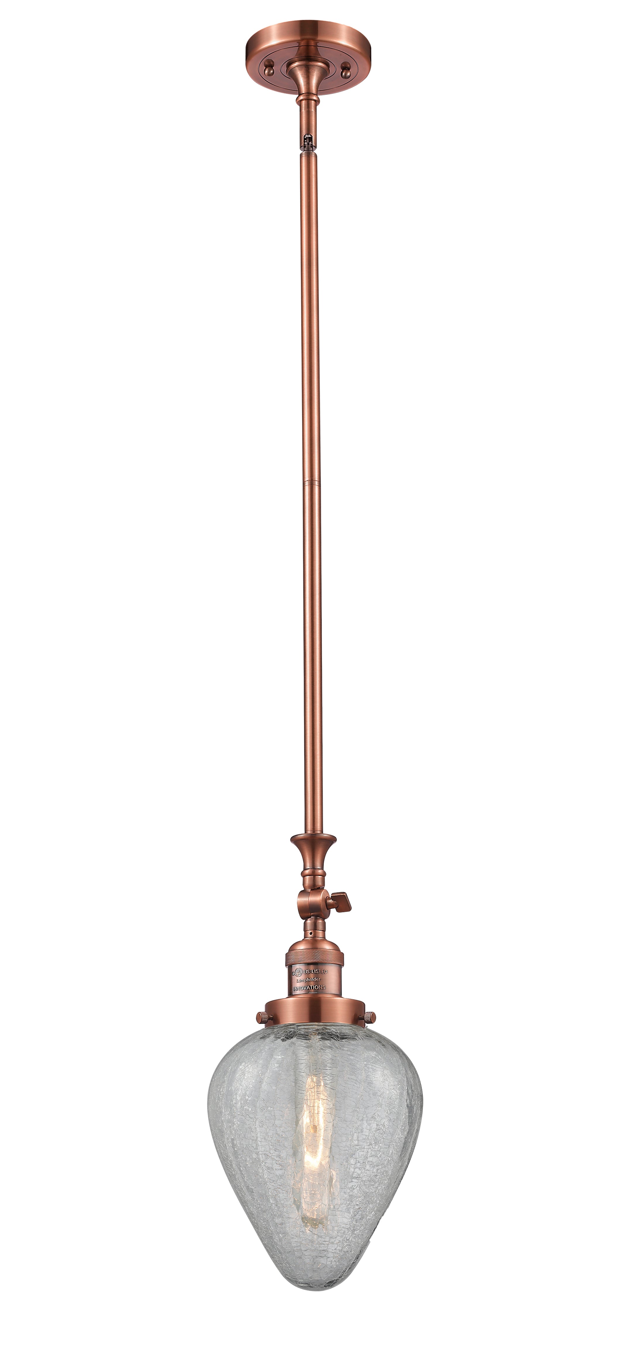 Franklin Restoration Mini Pendant Brass Finish