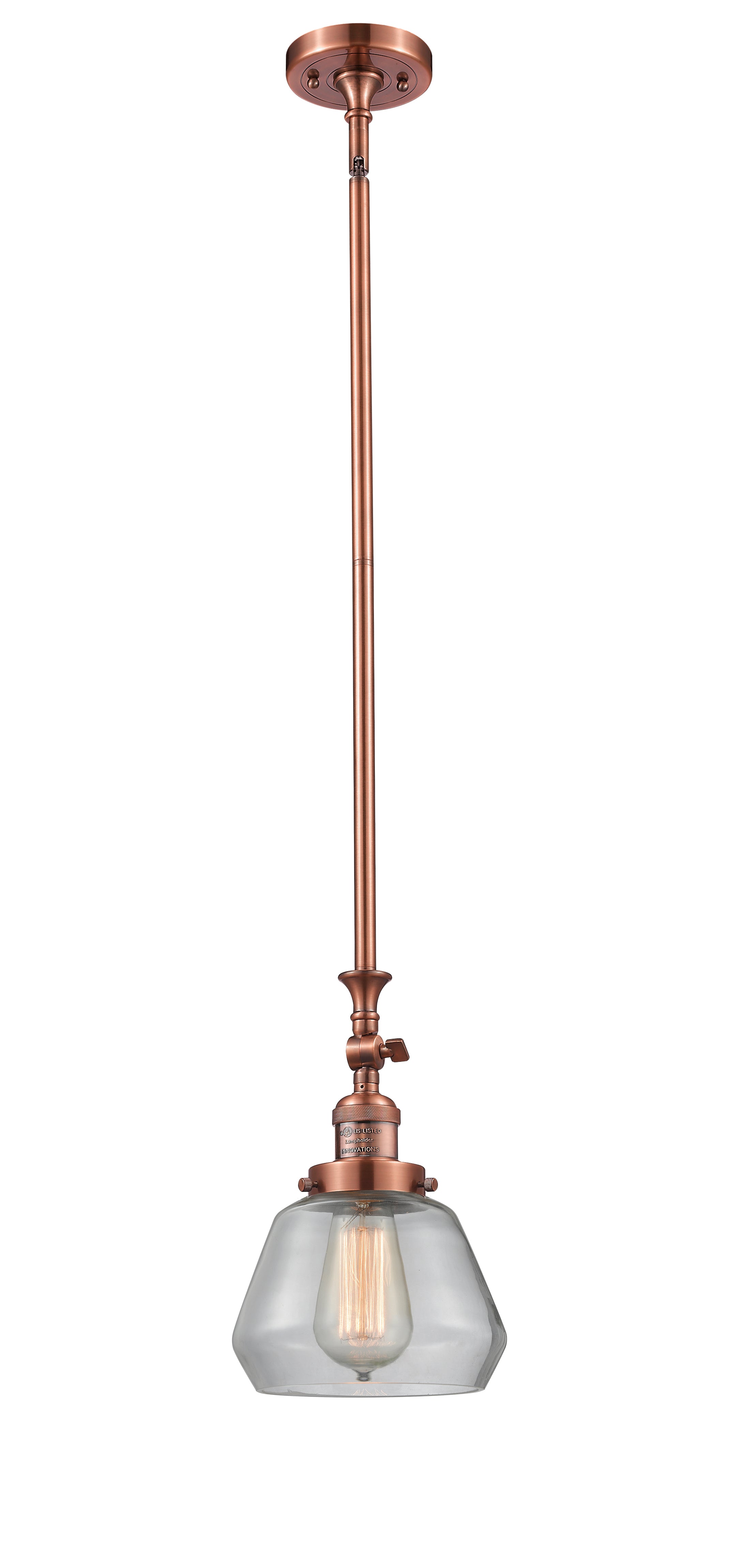 Franklin Restoration Mini Pendant Antique Brass